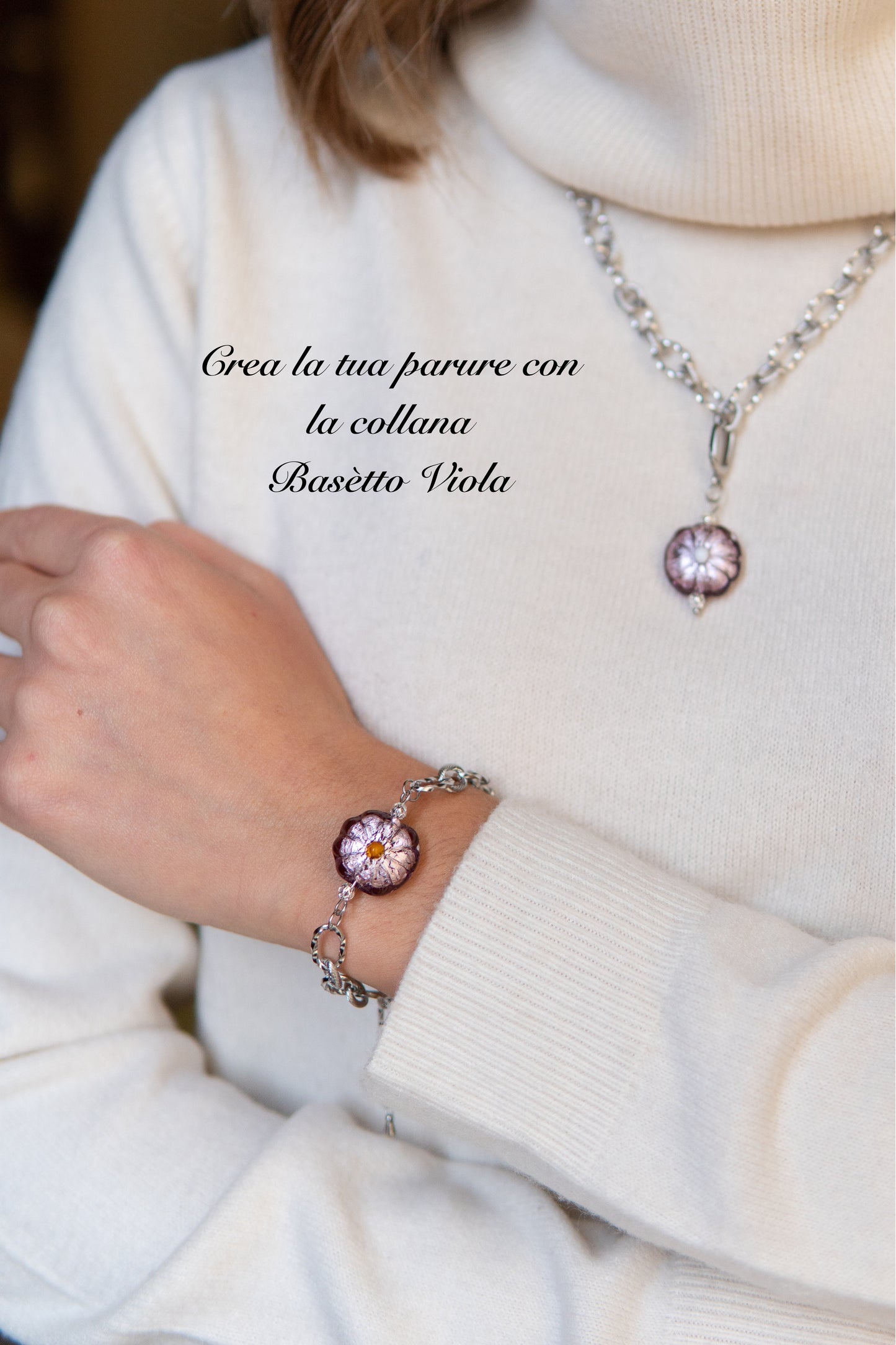 BRACCIALE BASÈTTO VIOLA