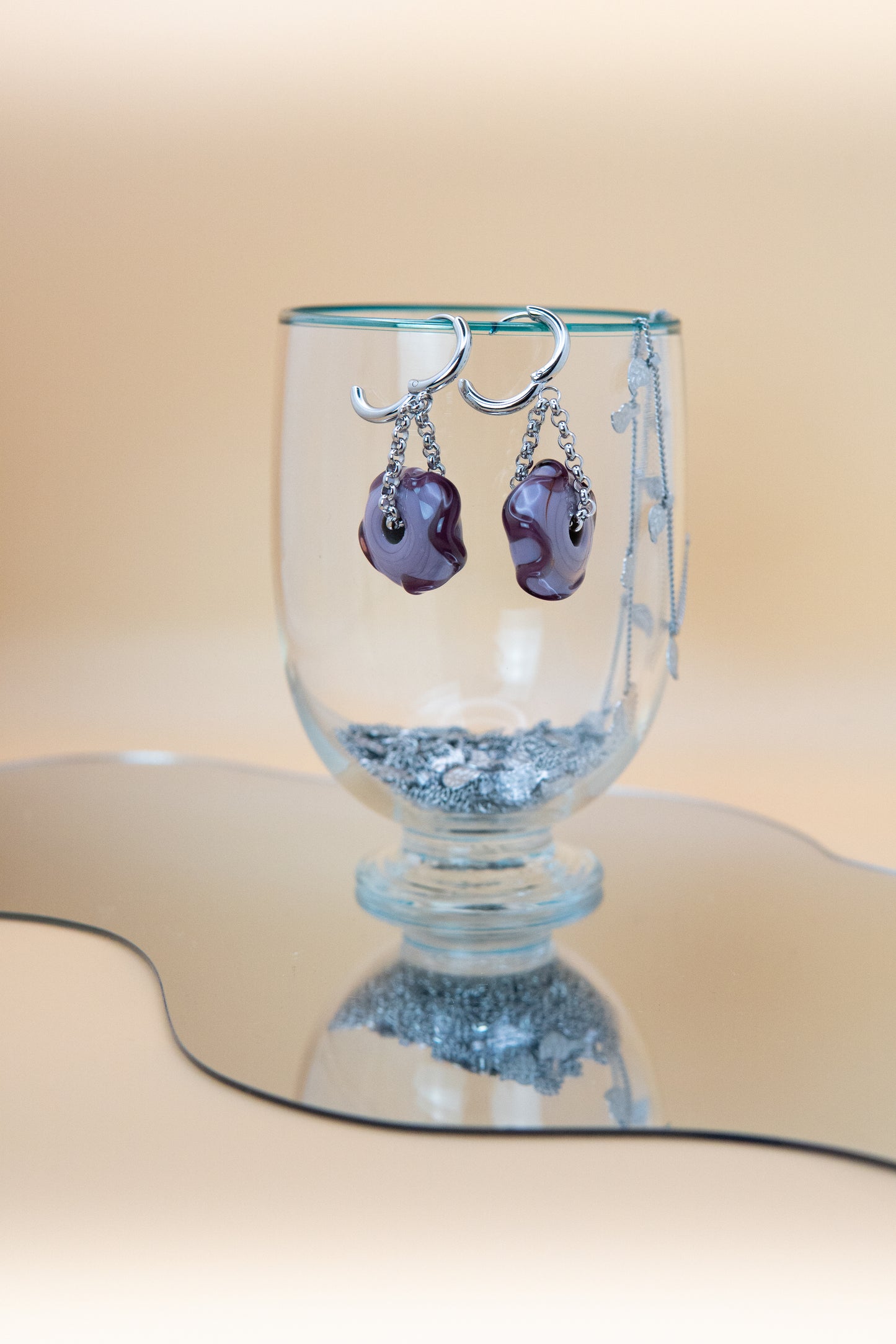 ORECCHINI BUSSOLÀ DE MAR LILLA