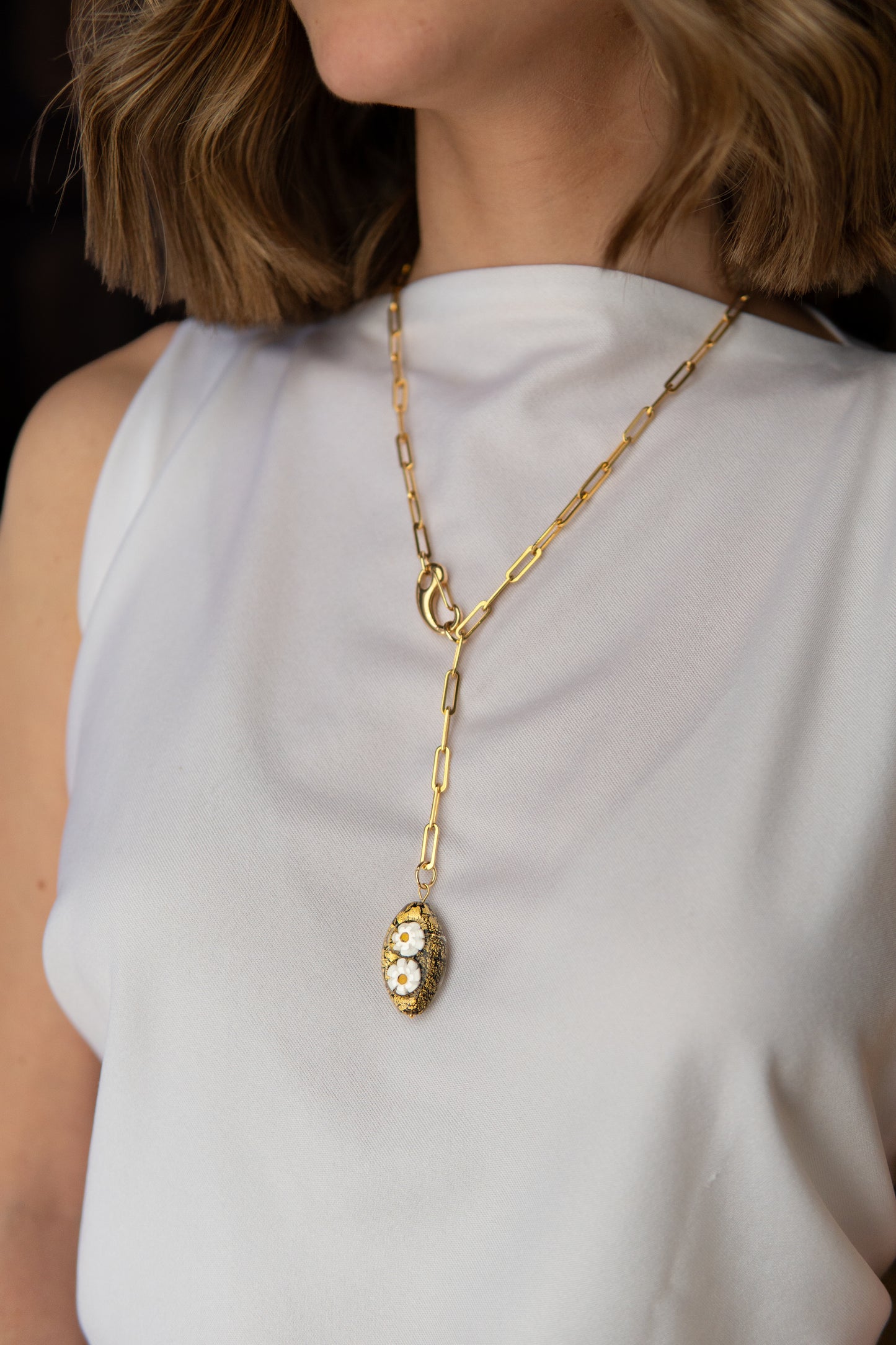 COLLANA FIORETA ORO
