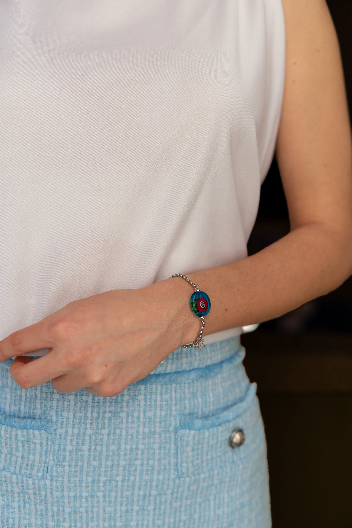 BRACCIALE MOMÓN AZZURRO