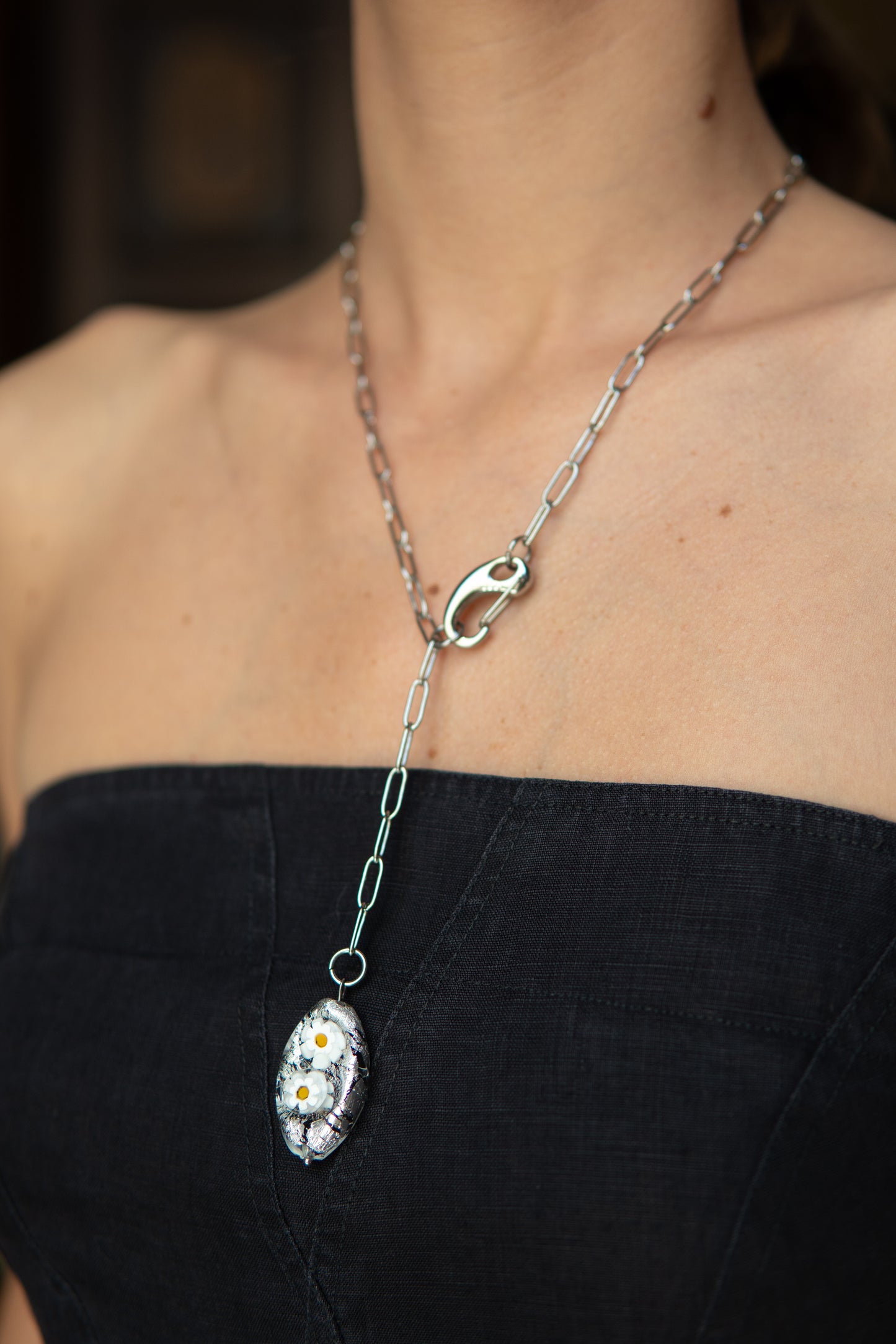 COLLANA FIORETA ARGENTO