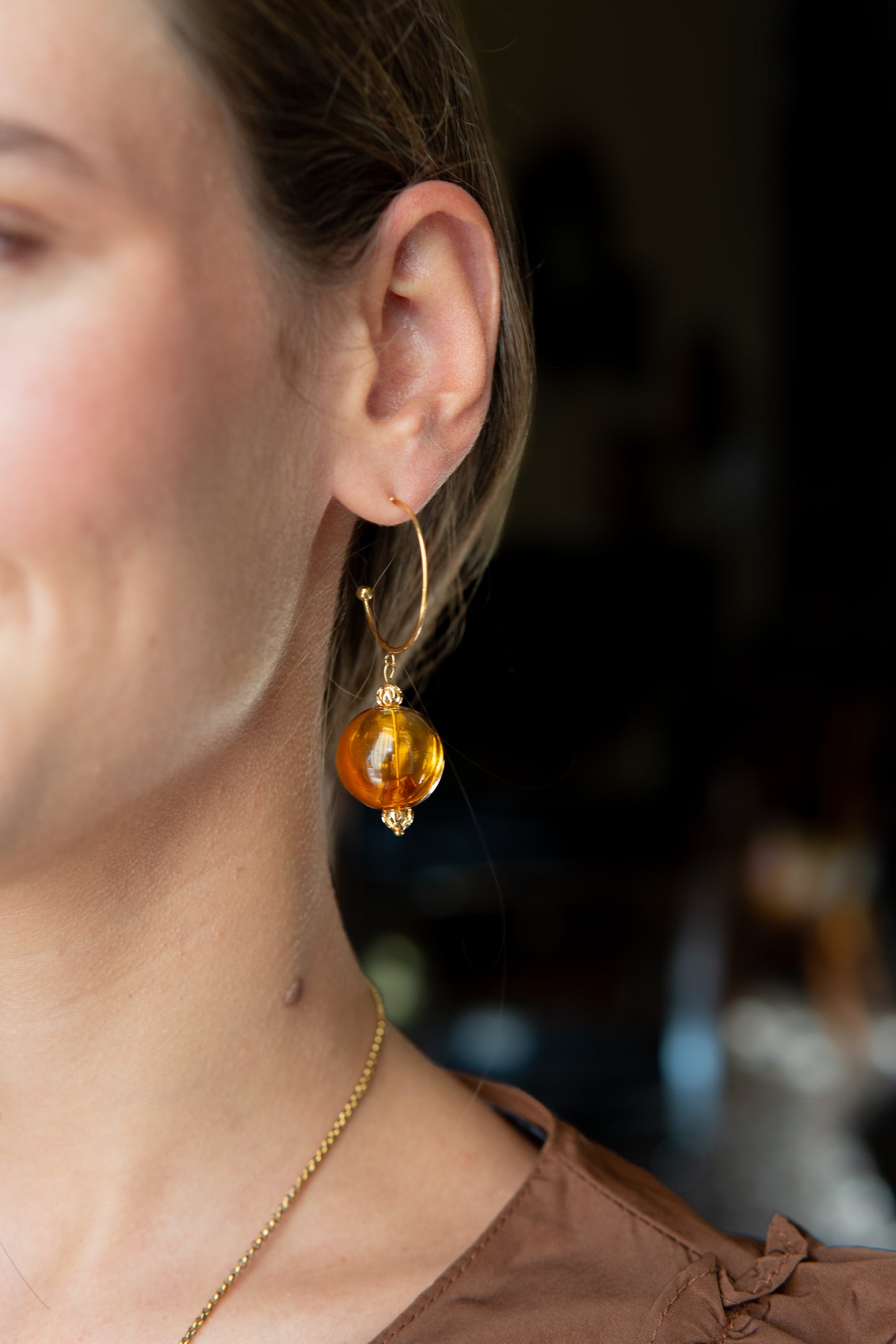 ORECCHINI SÒFIO DE MAR OCRA