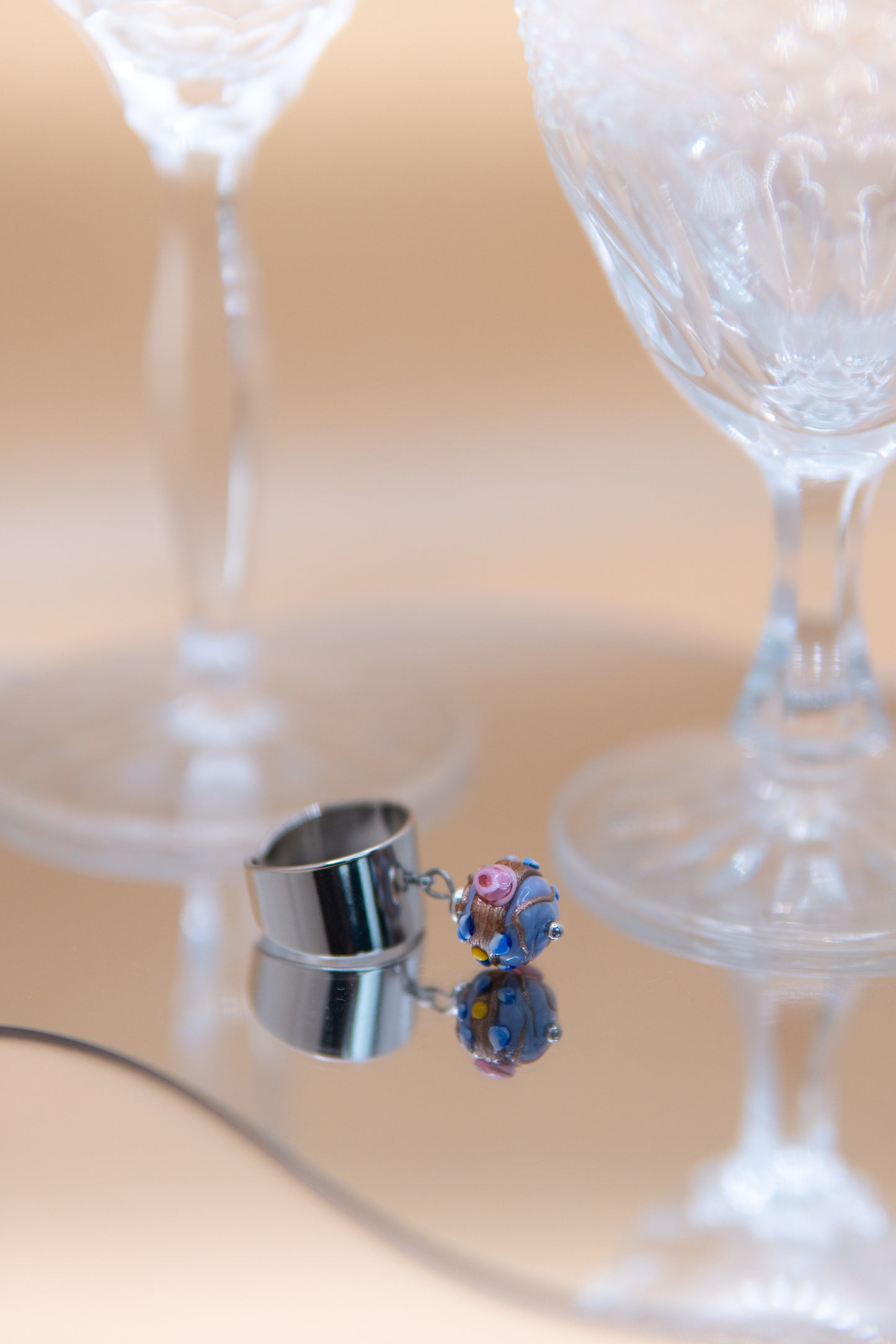 ANELLO MINI DELISSIA AZZURRO POLVERE