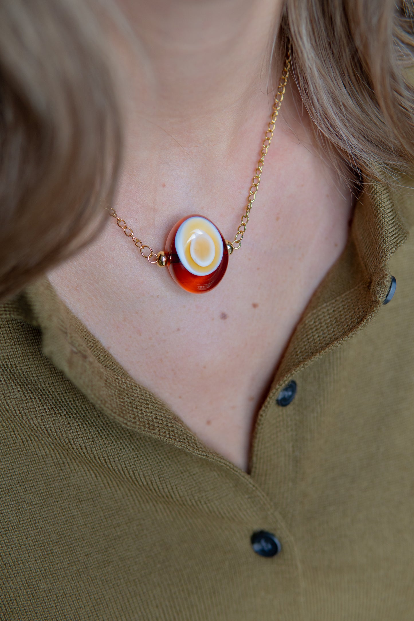 CHOKER SGIONFÒN D'AMBRA