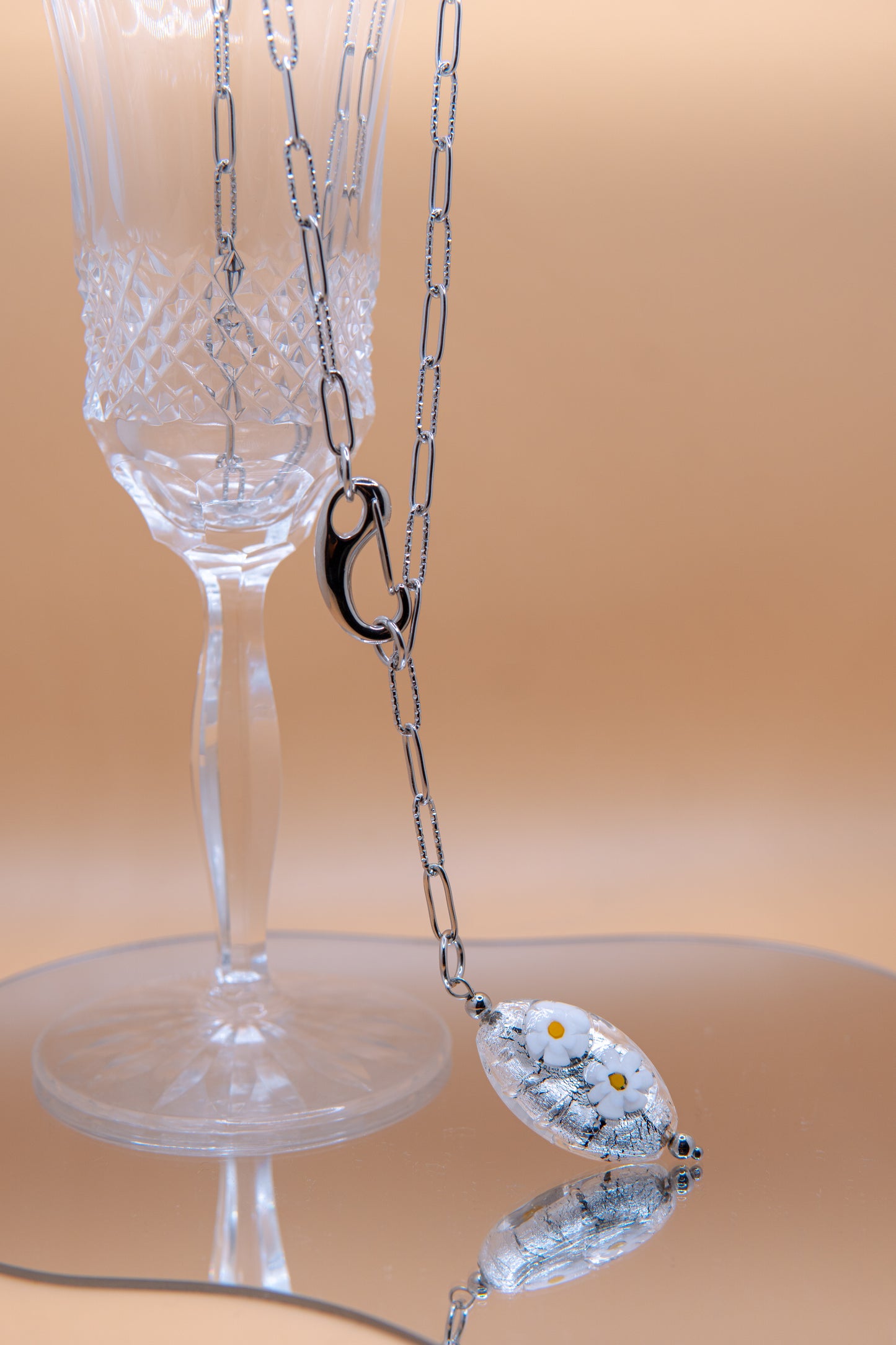 COLLANA FIORETA ARGENTO