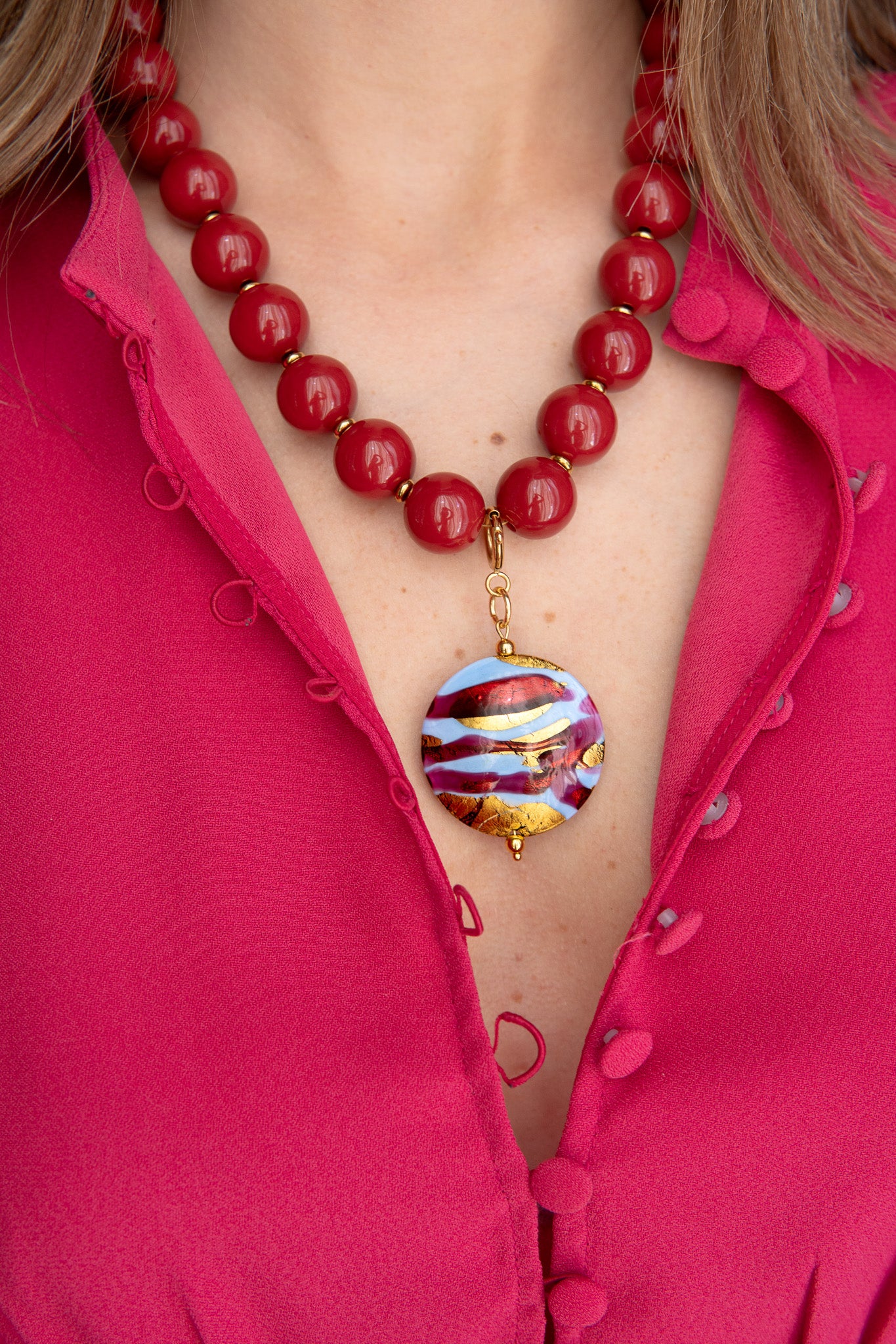 COLLANA ONDA DE RUBÌN