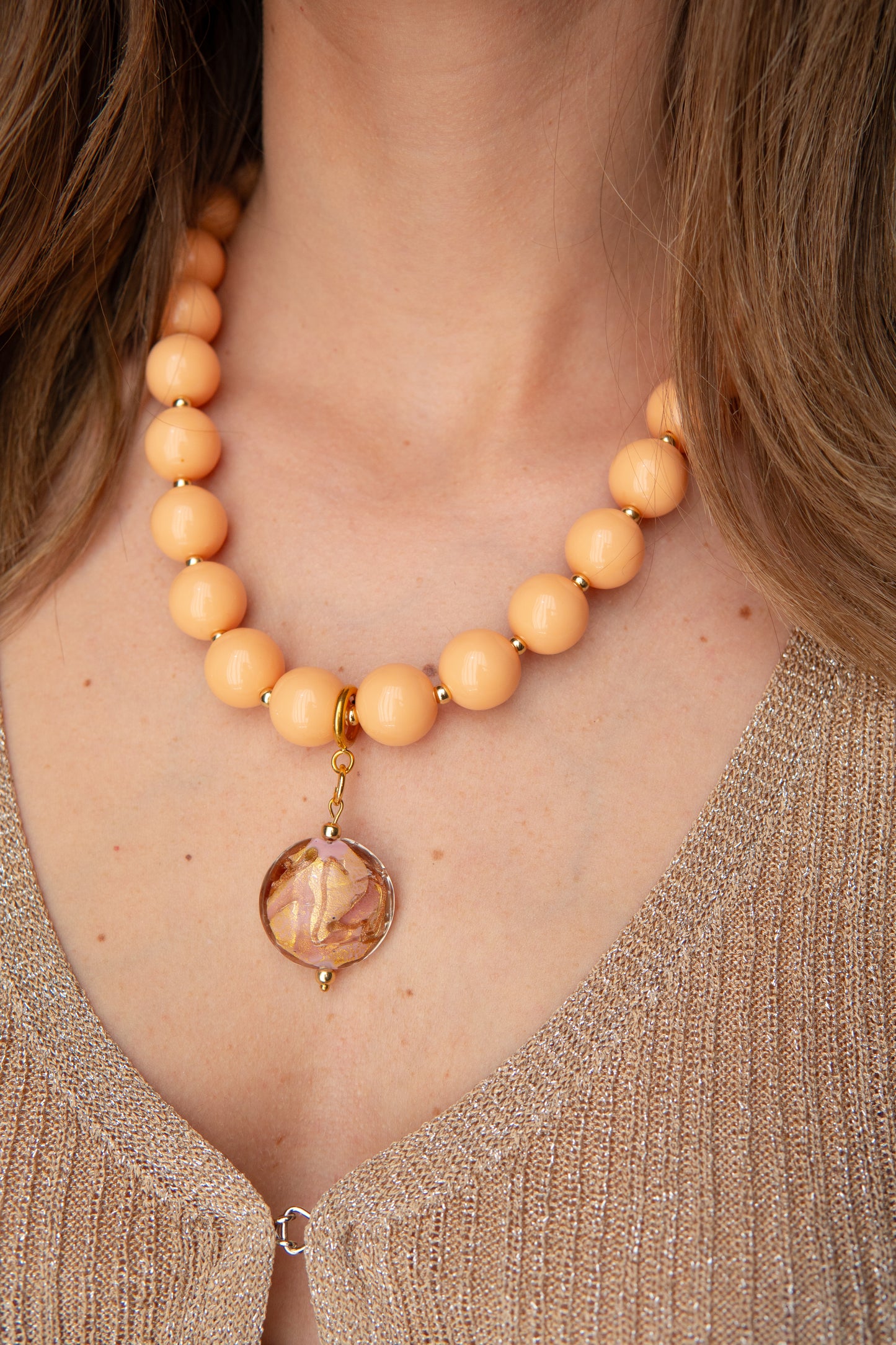 COLLANA PESCA D'ORO