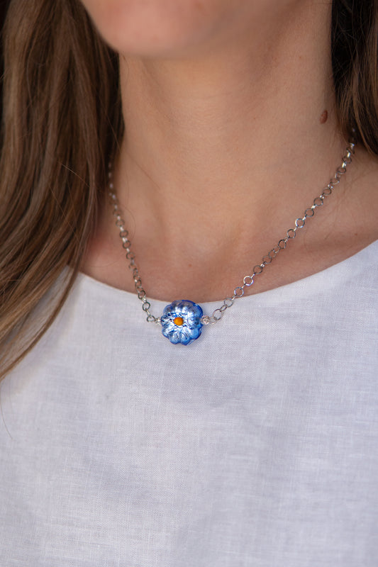 COLLANA BASÈTTO BLU