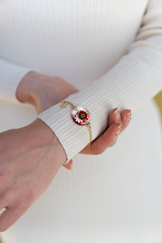 BRACCIALE MOMÓN ROSSO