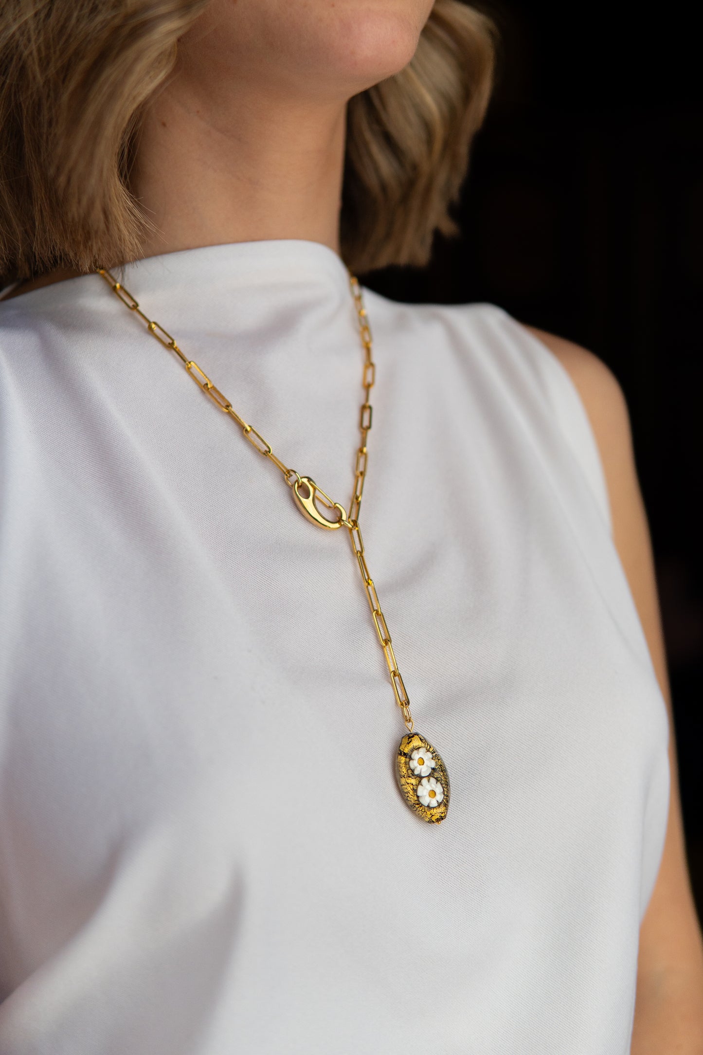 COLLANA FIORETA ORO
