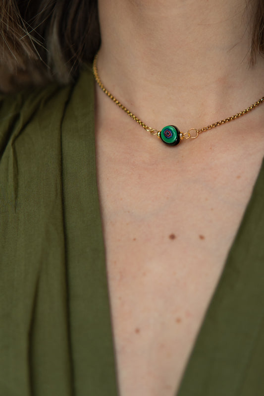 COLLANA ÒCIÈTO VERDE