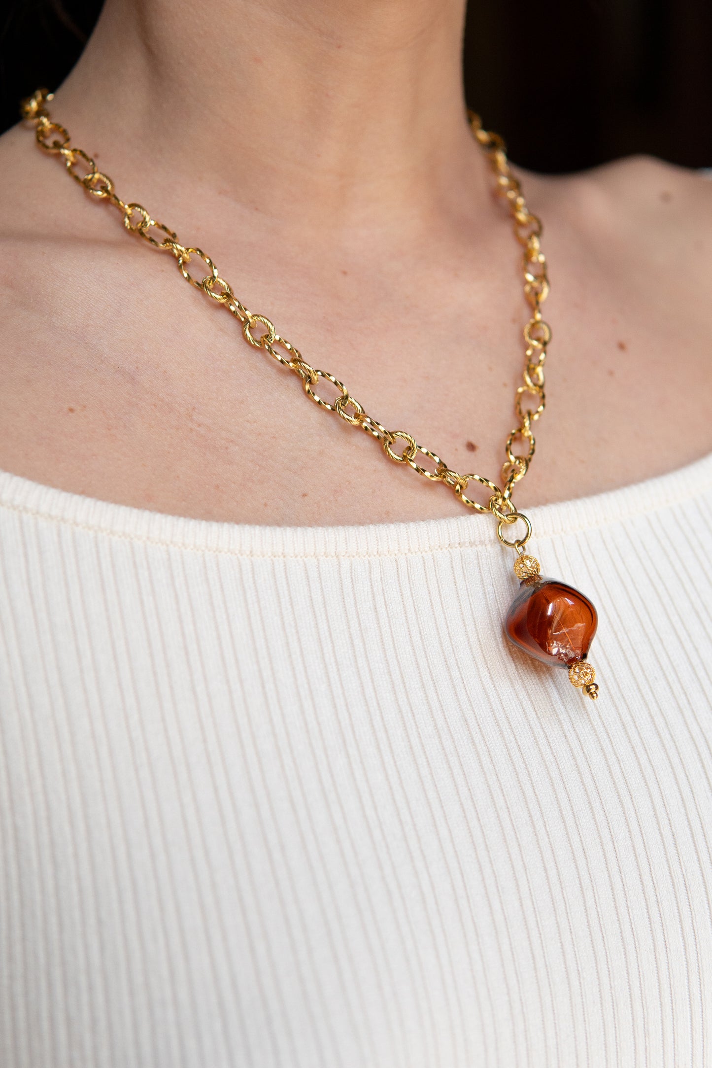 COLLANA SÓFIO DE MAR CARAMELLO