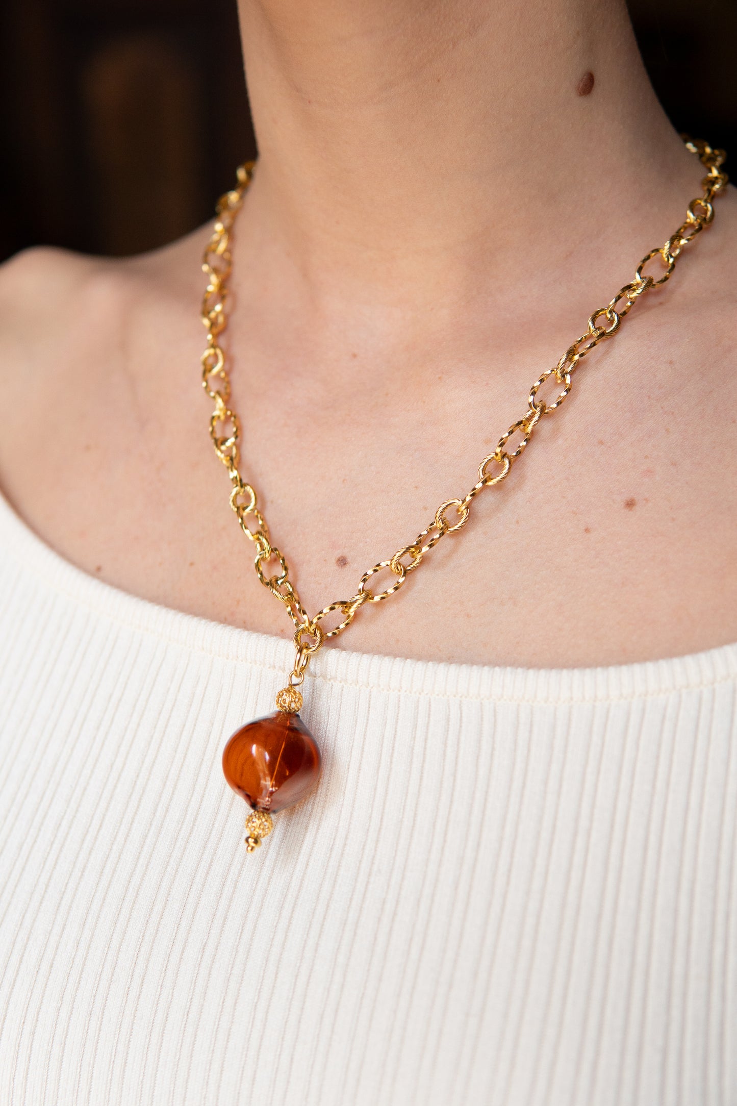 COLLANA SÓFIO DE MAR CARAMELLO