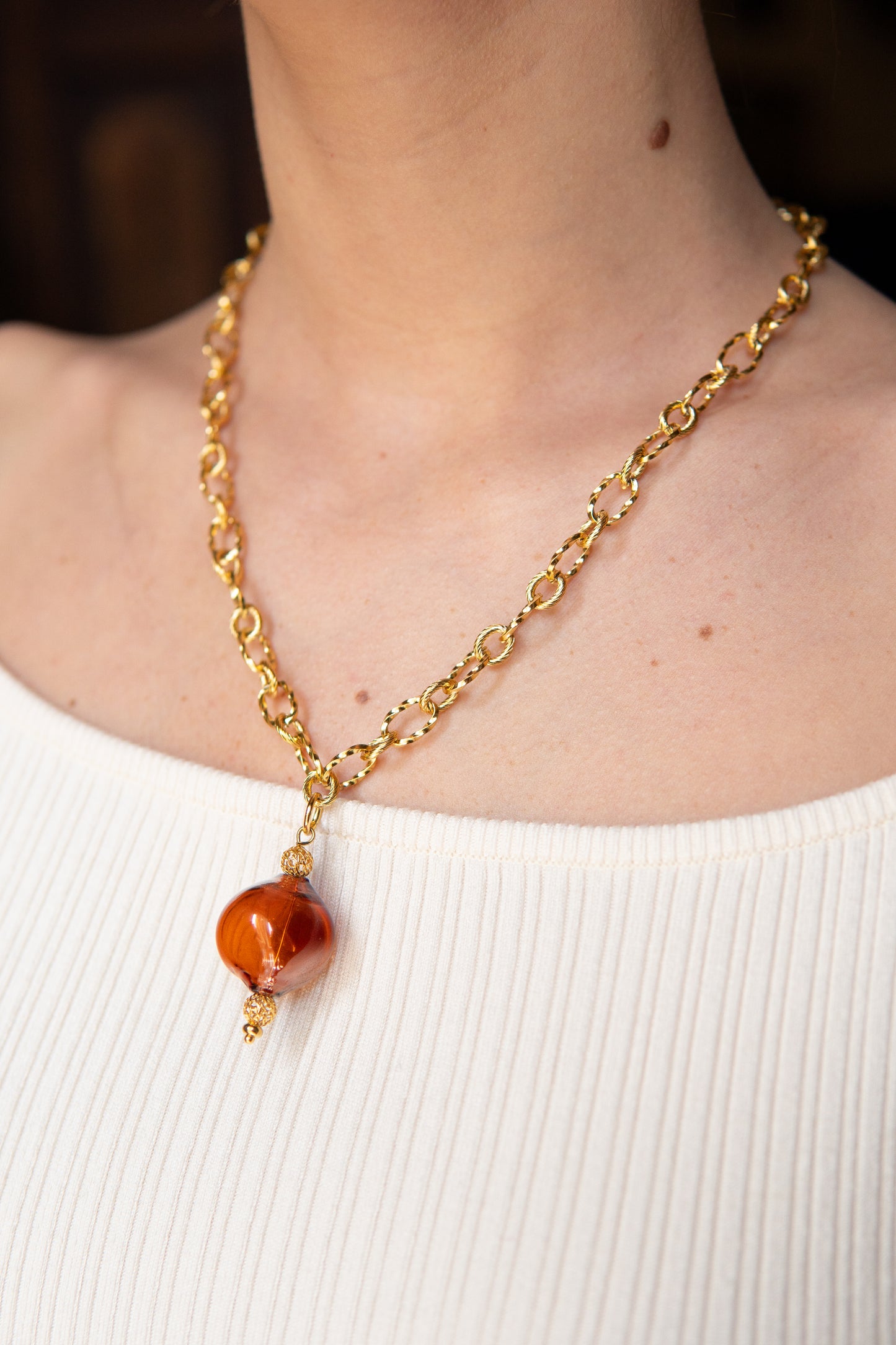 COLLANA SÓFIO DE MAR CARAMELLO