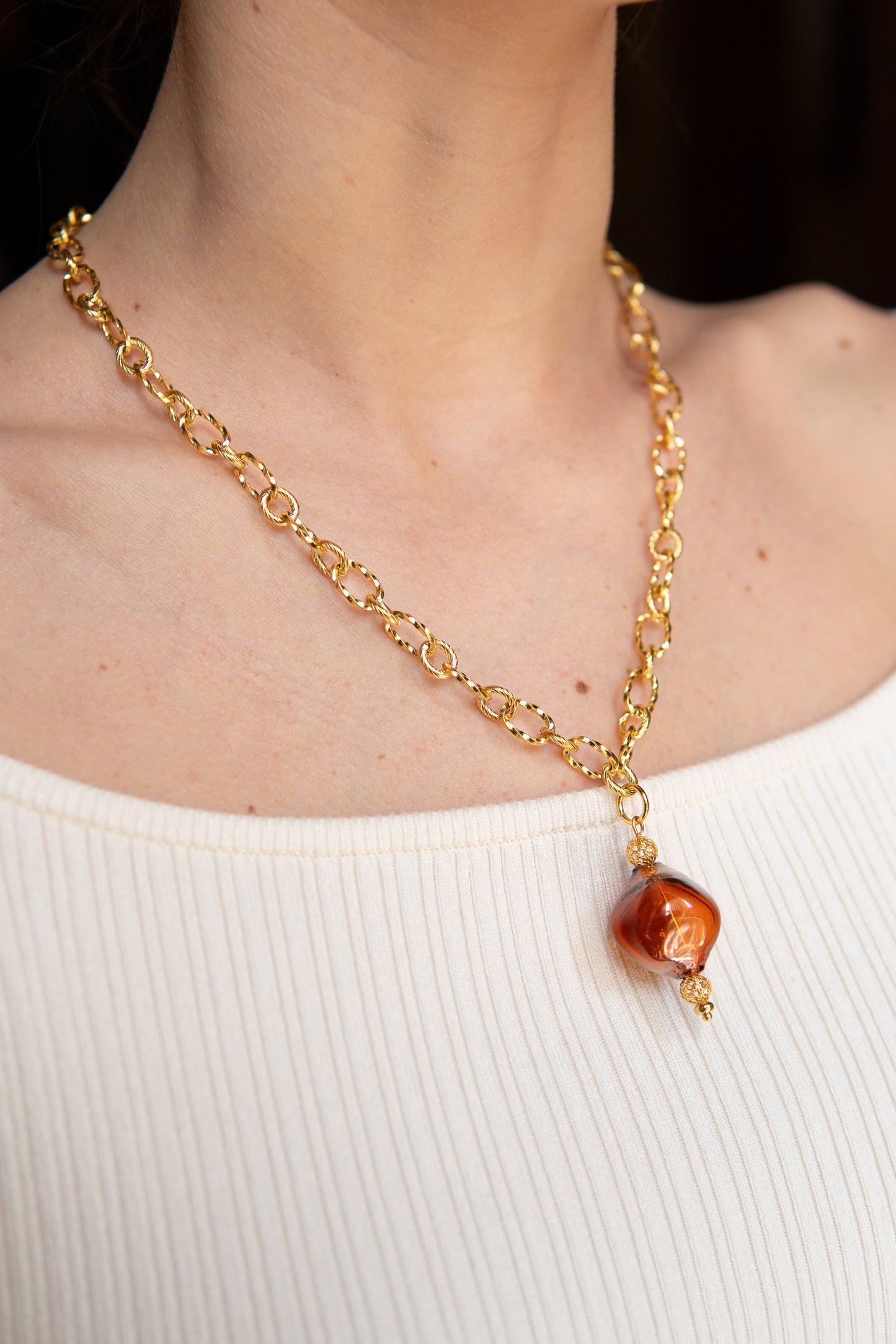 COLLANA SÓFIO DE MAR CARAMELLO