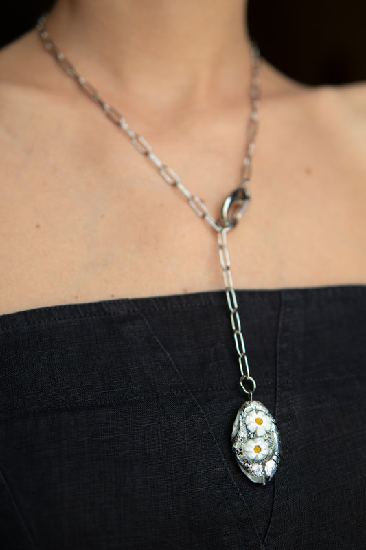 COLLANA FIORETA ARGENTO