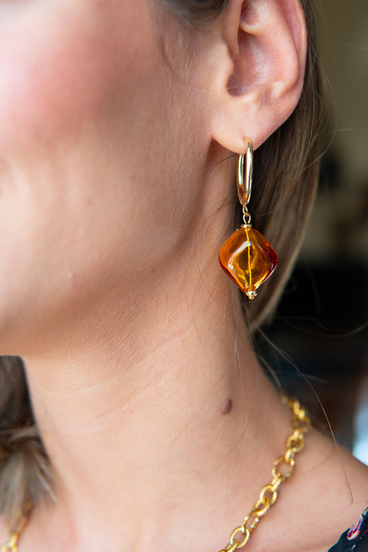 ORECCHINI SÒFIO DE MAR AMBRA