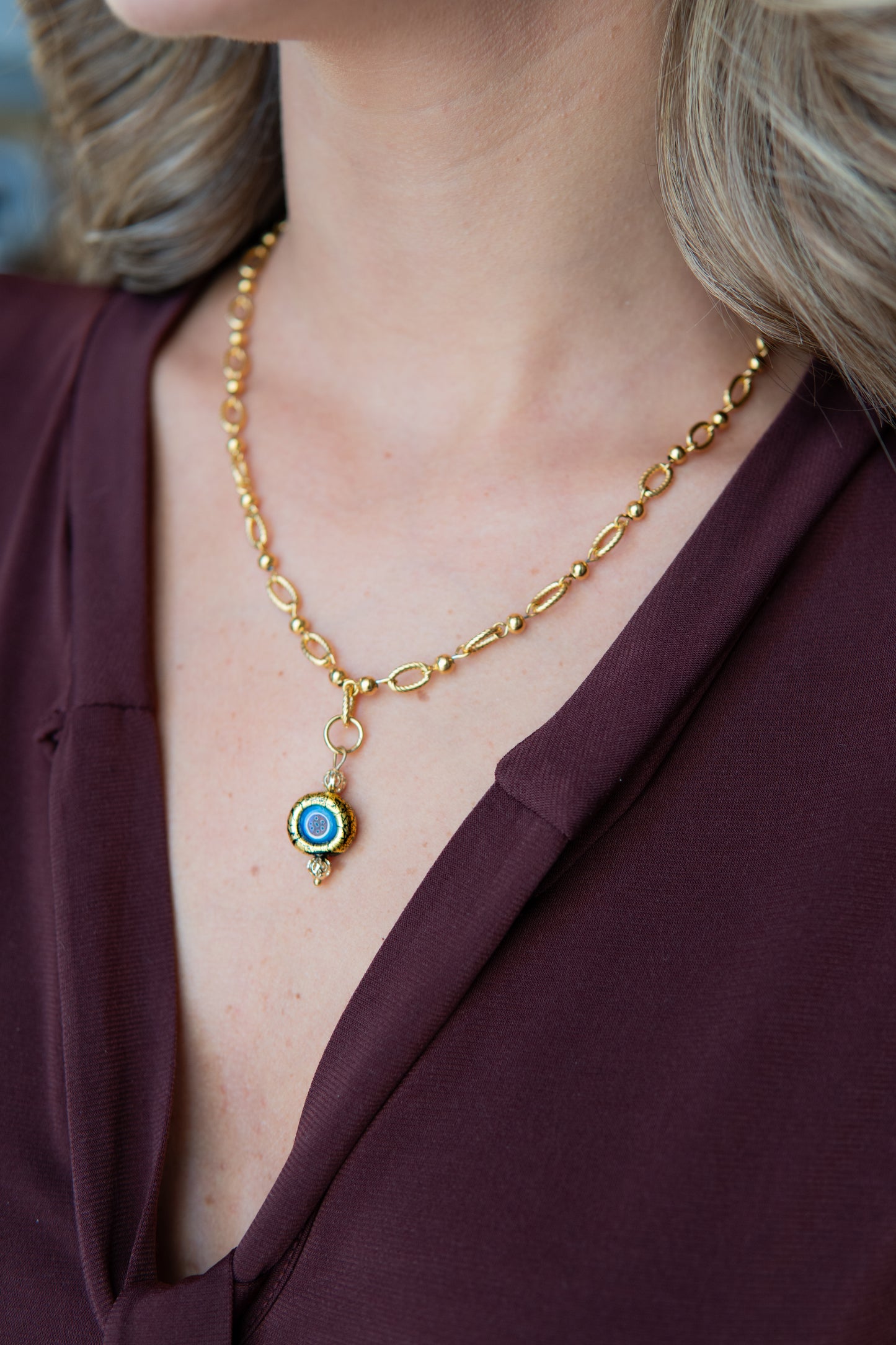 COLLANA OCIETO DORATO