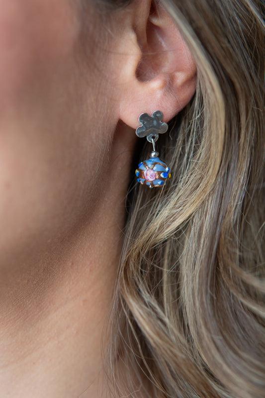 ORECCHINI MINI DELISSIA AZZURRO POLVERE