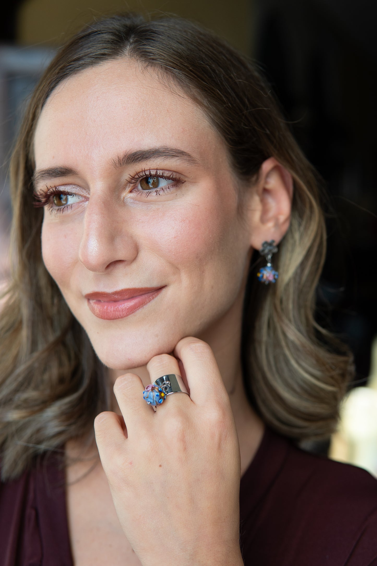 ANELLO MINI DELISSIA AZZURRO POLVERE