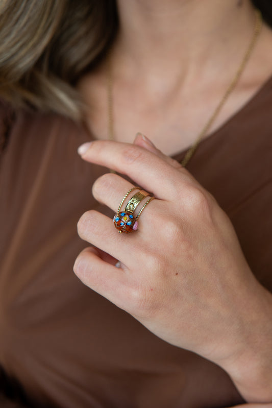 ANELLO MINI DELISSIA MARRON GLACÉ