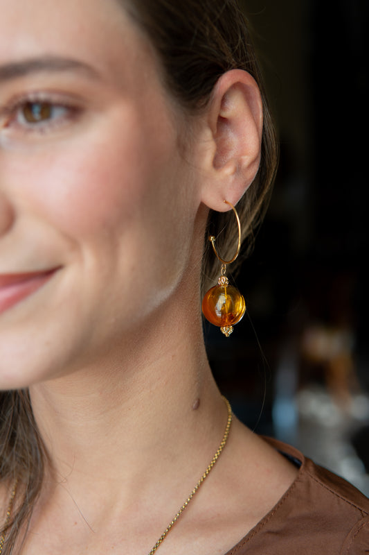 ORECCHINI SÒFIO DE MAR OCRA