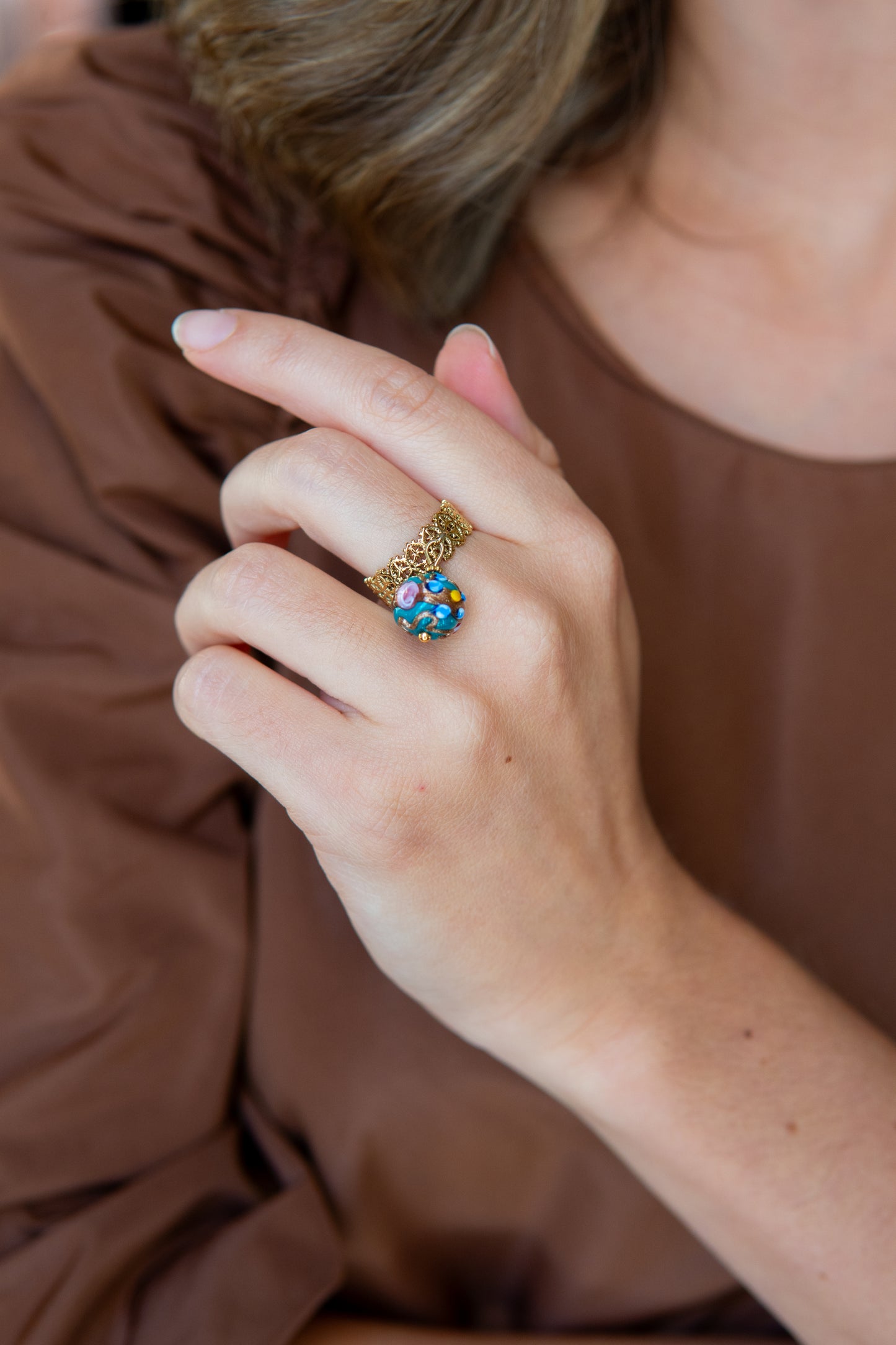 ANELLO MINI DELISSIA VERDE