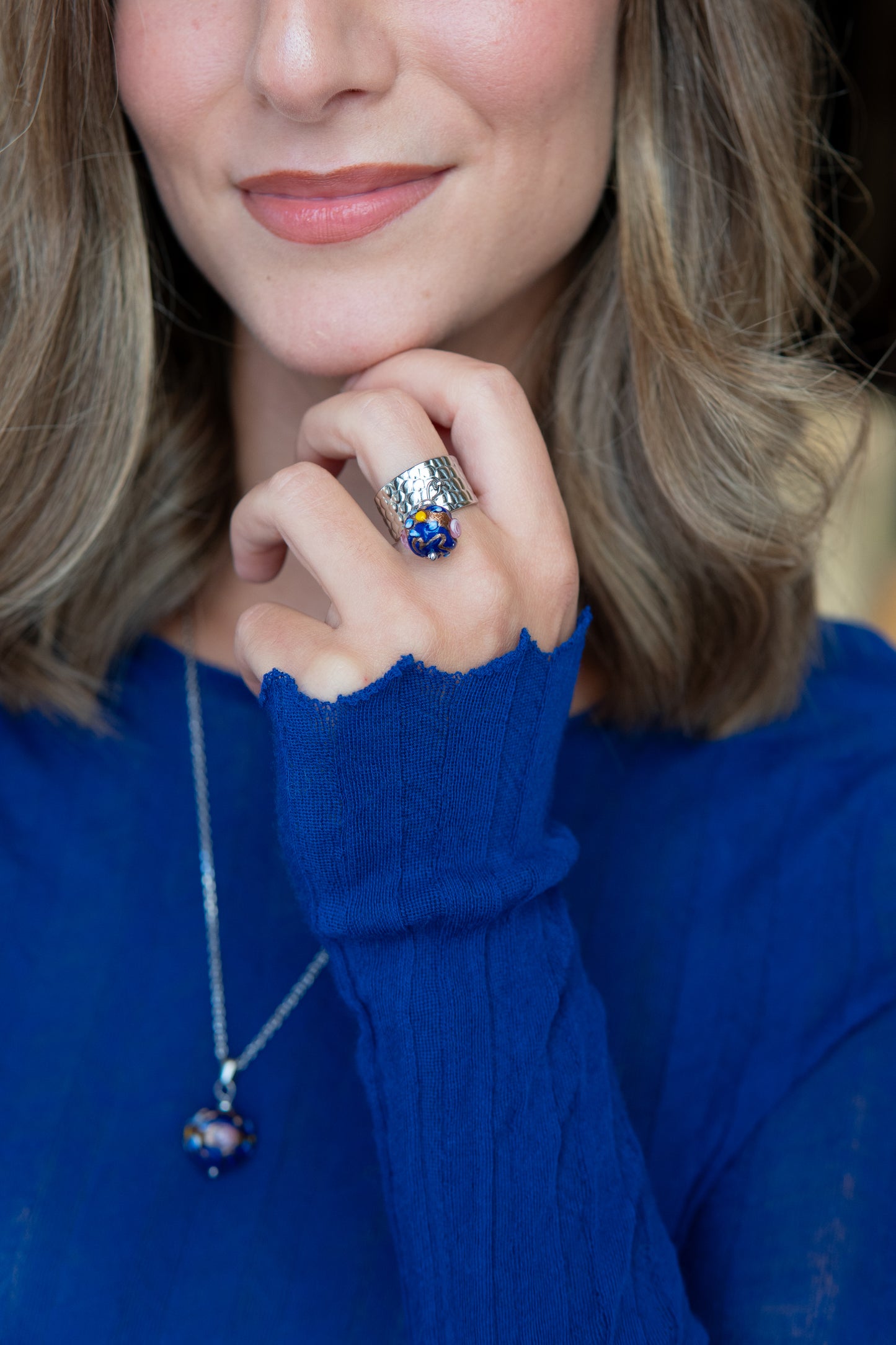 ANELLO MINI DELISSIA BLU