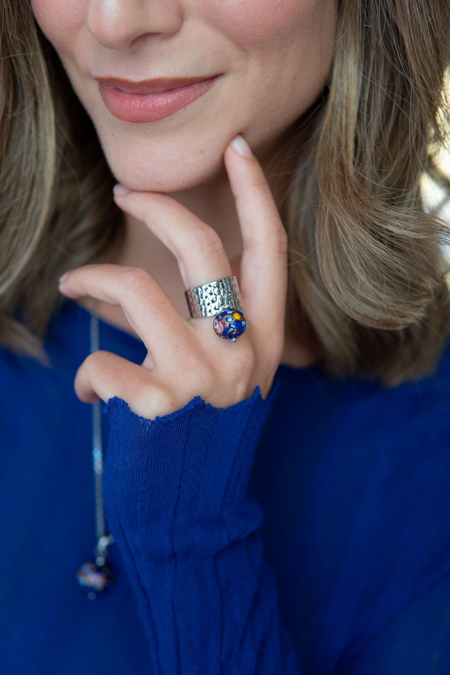 ANELLO MINI DELISSIA BLU