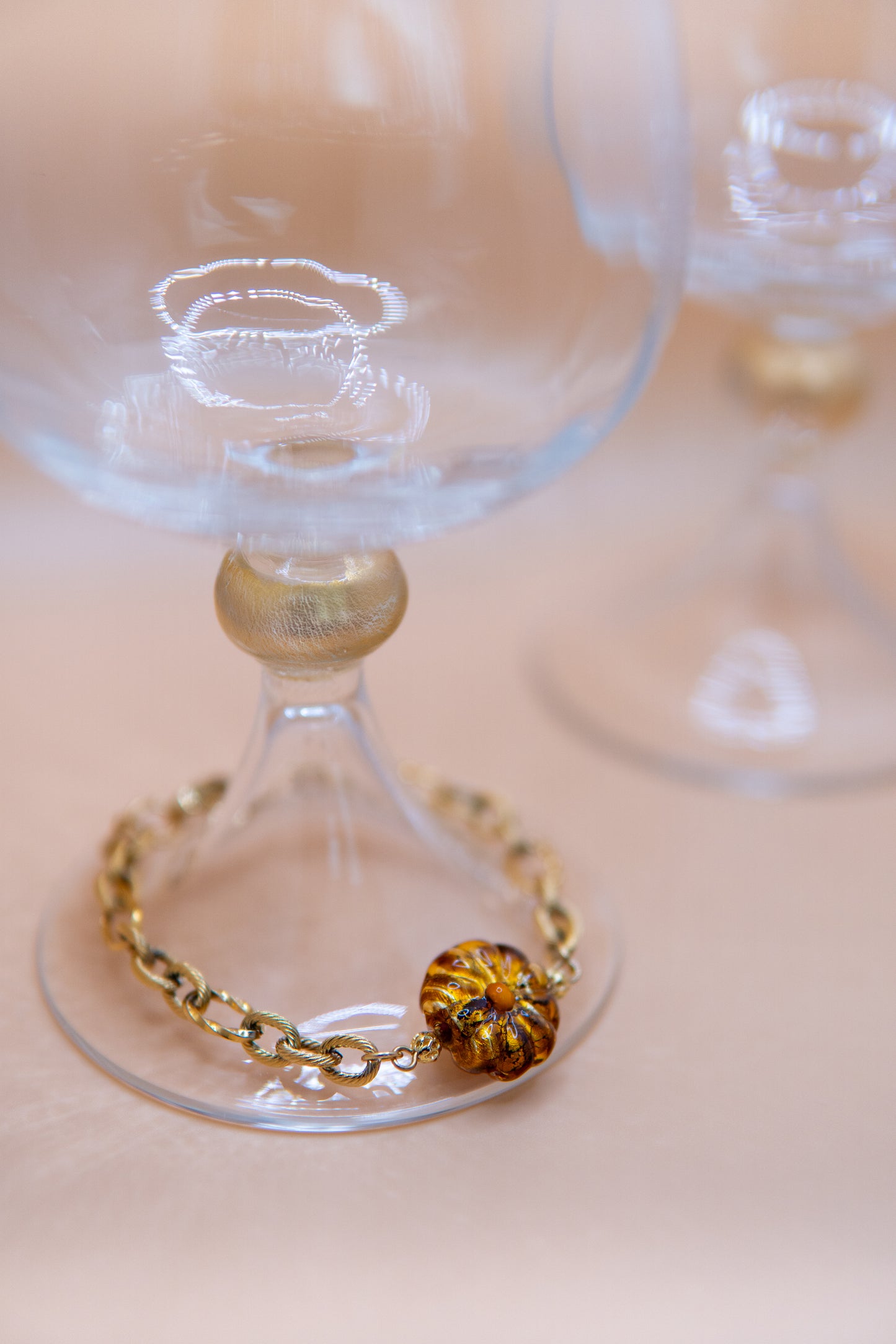 BRACCIALE BASÈTTO AMBRA D'ORO