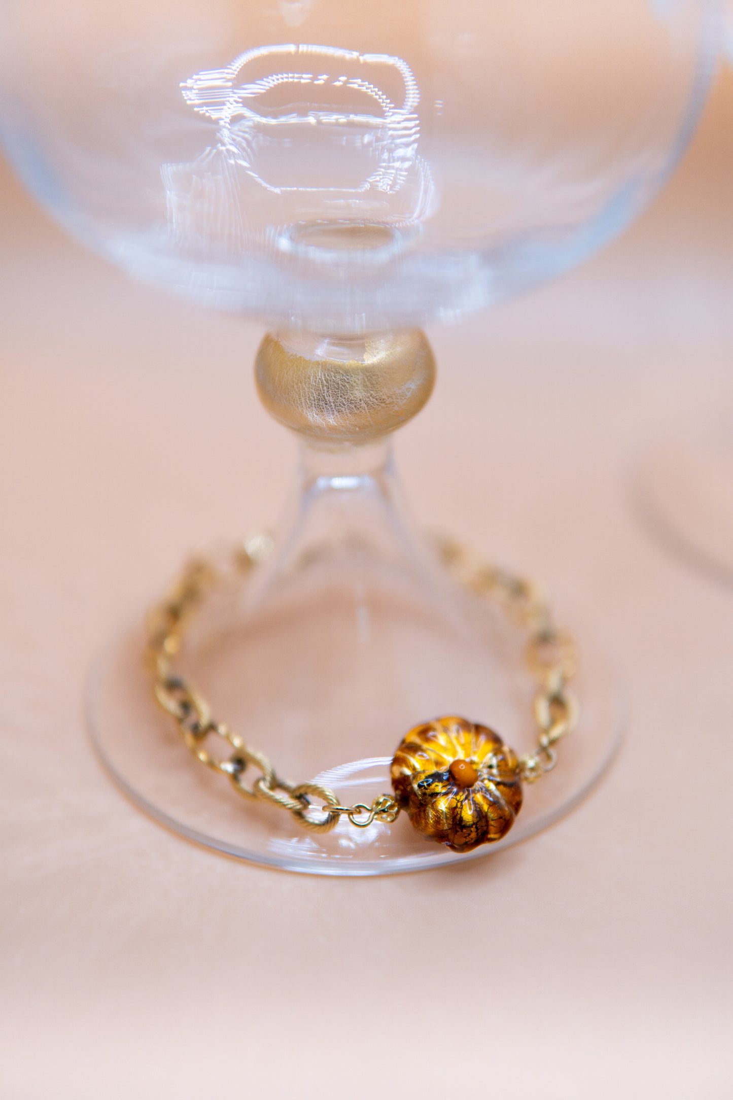 BRACCIALE BASÈTTO AMBRA D'ORO