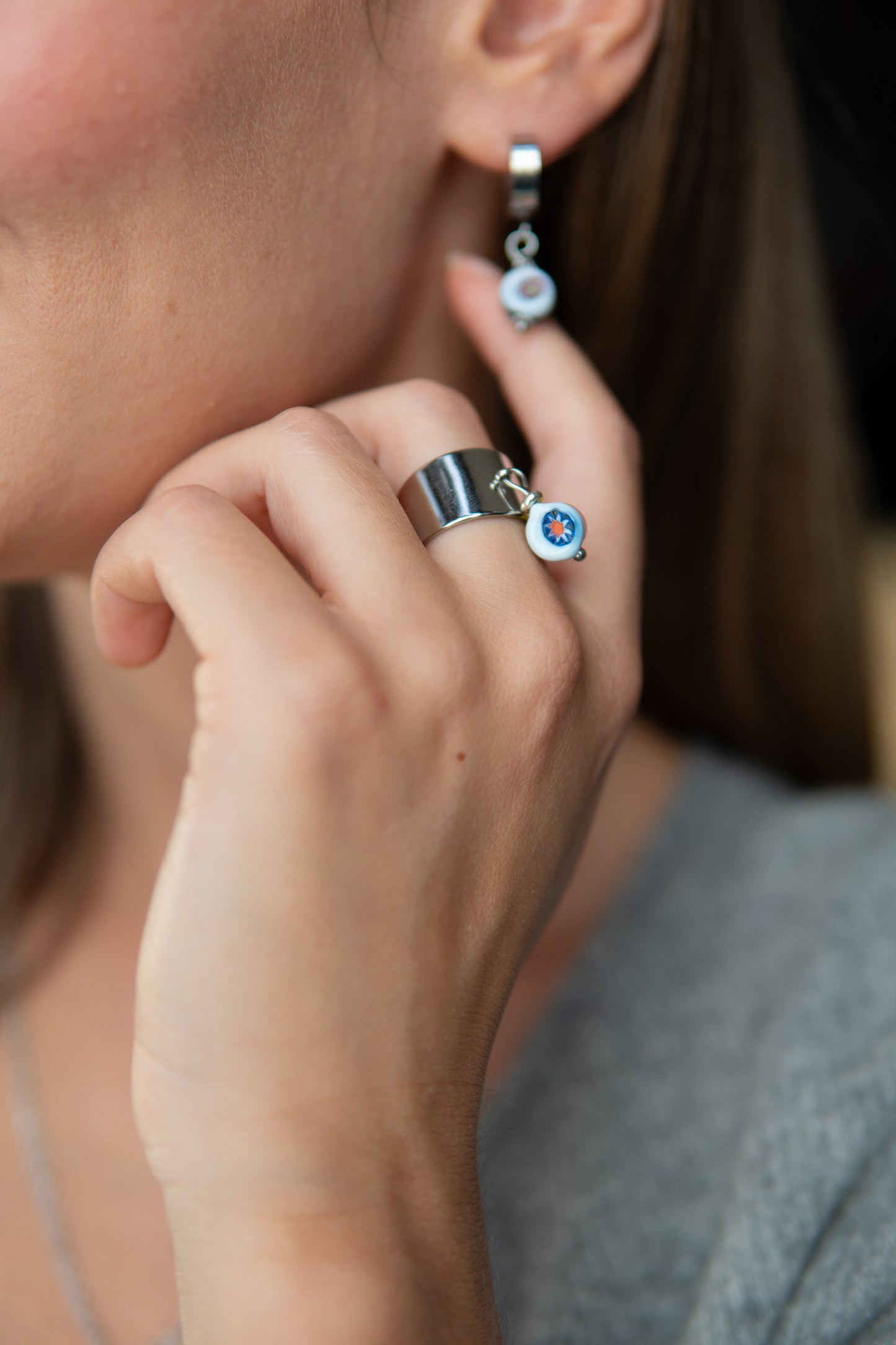 ANELLO BUNIGÒLO BIANCO E GIALLO