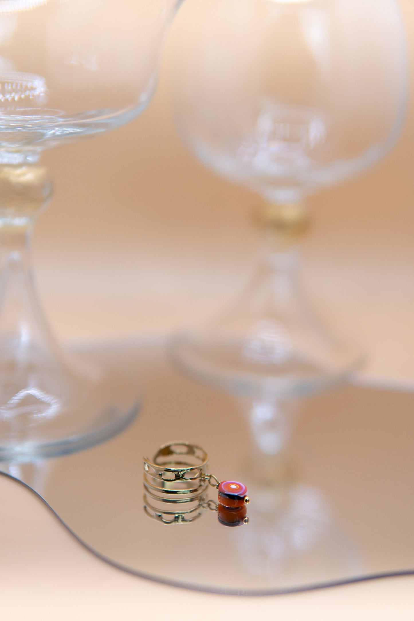 ANELLO BUNIGÒLO ARANCIONE E ROSA