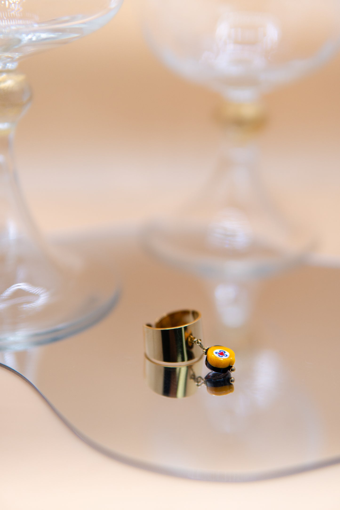 ANELLO BUNIGÒLO GIALLO E MARRONE