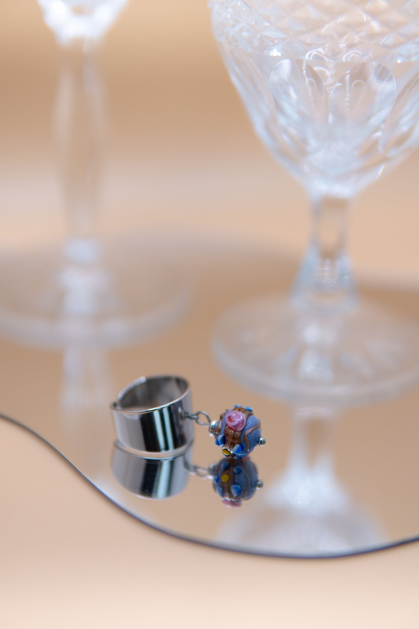 ANELLO MINI DELISSIA AZZURRO POLVERE