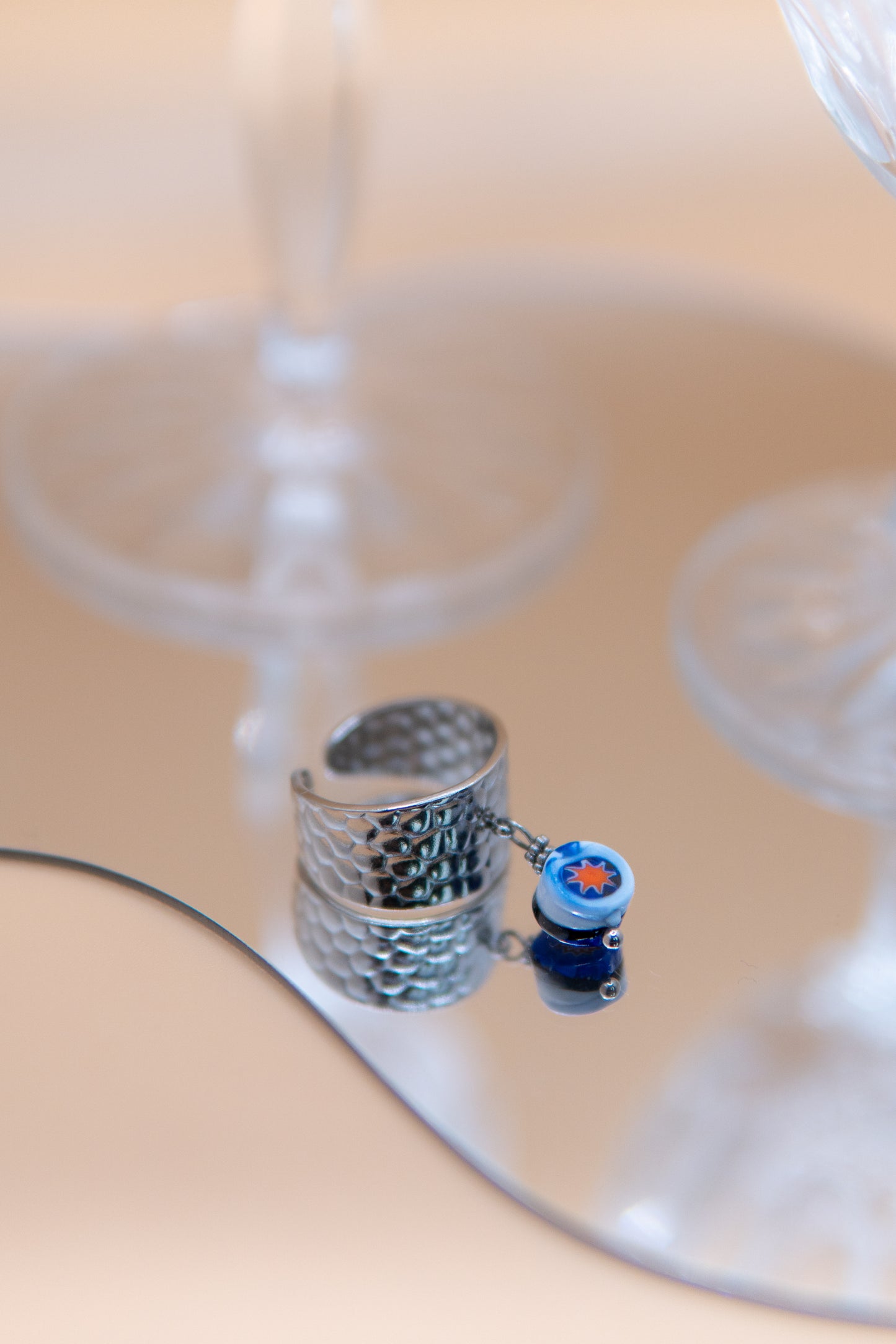 ANELLO BUNIGÒLO BIANCO E BLU