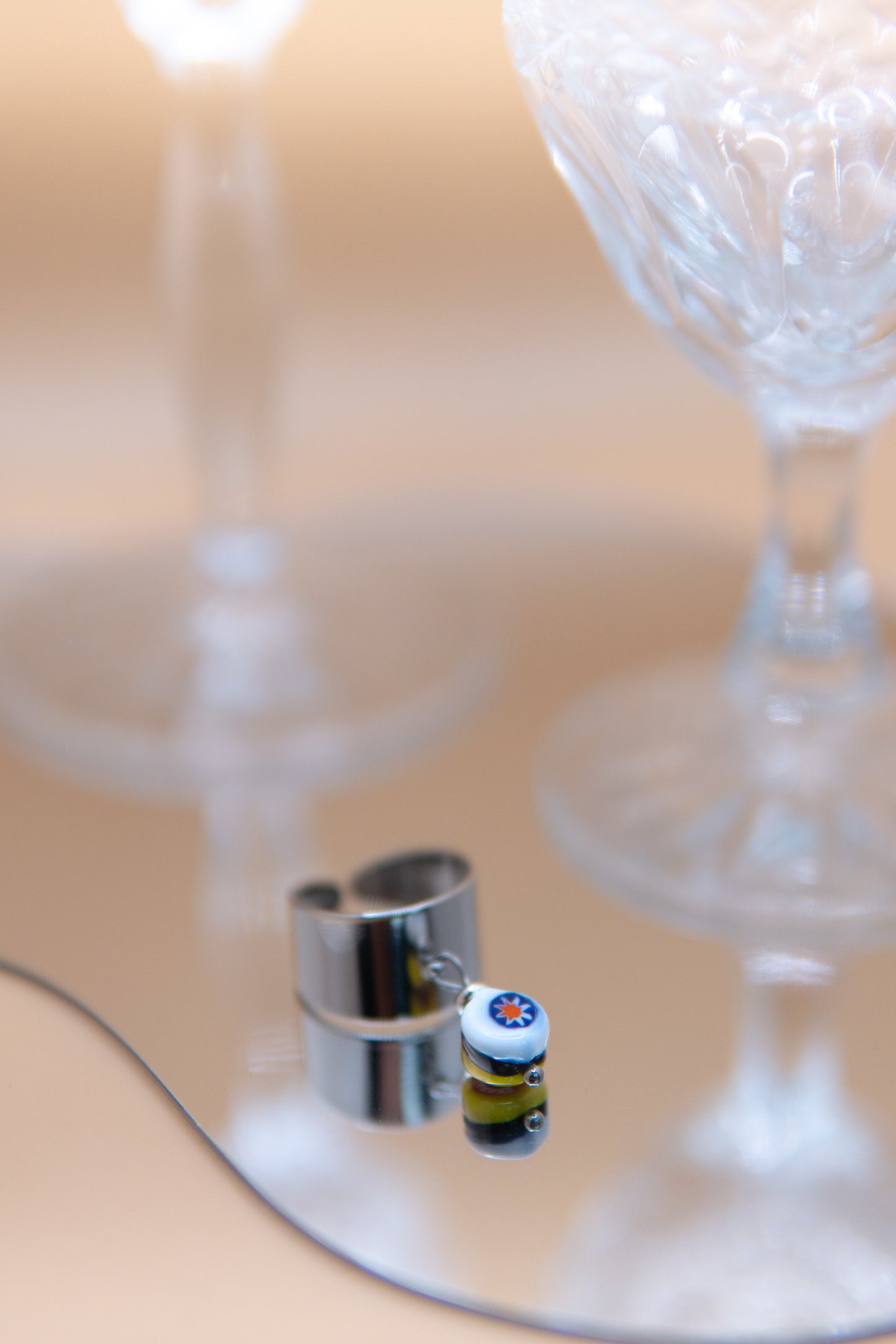 ANELLO BUNIGÒLO BIANCO E GIALLO