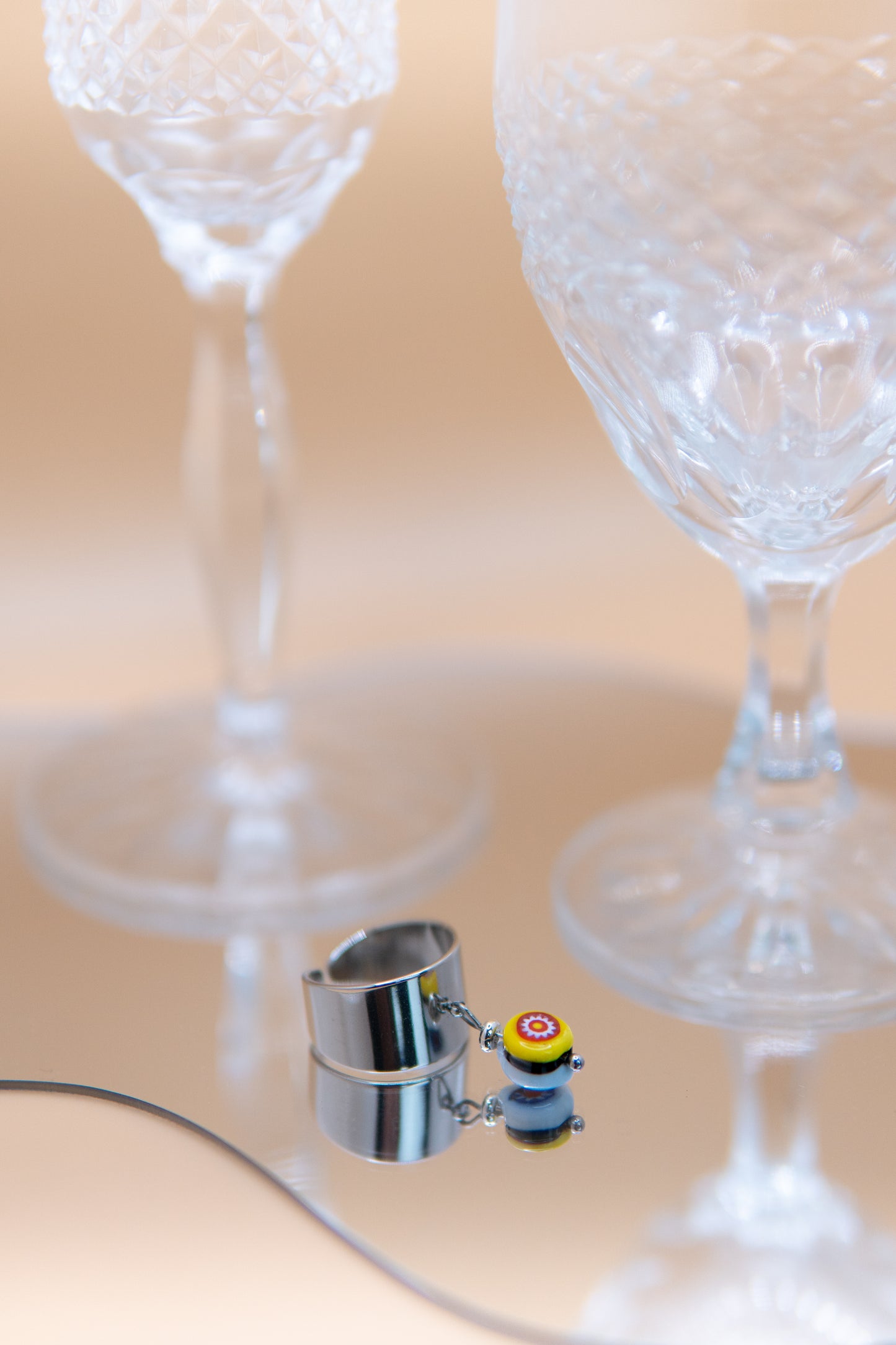 ANELLO BUNIGÒLO BIANCO E GIALLO