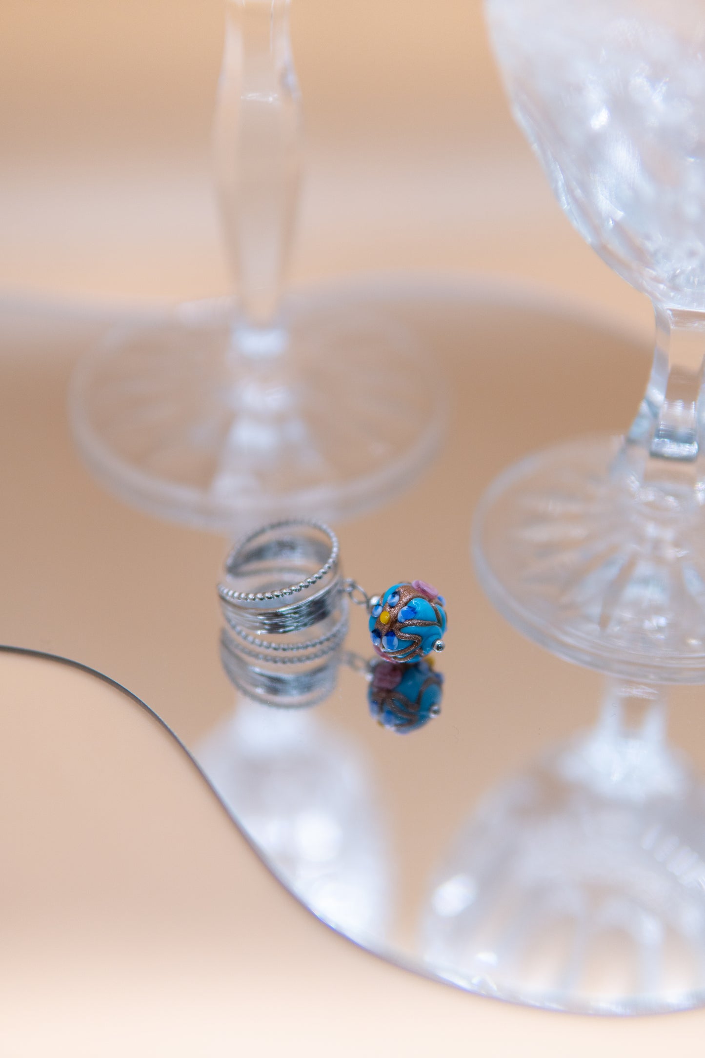 ANELLO MINI DELISSIA CELESTE