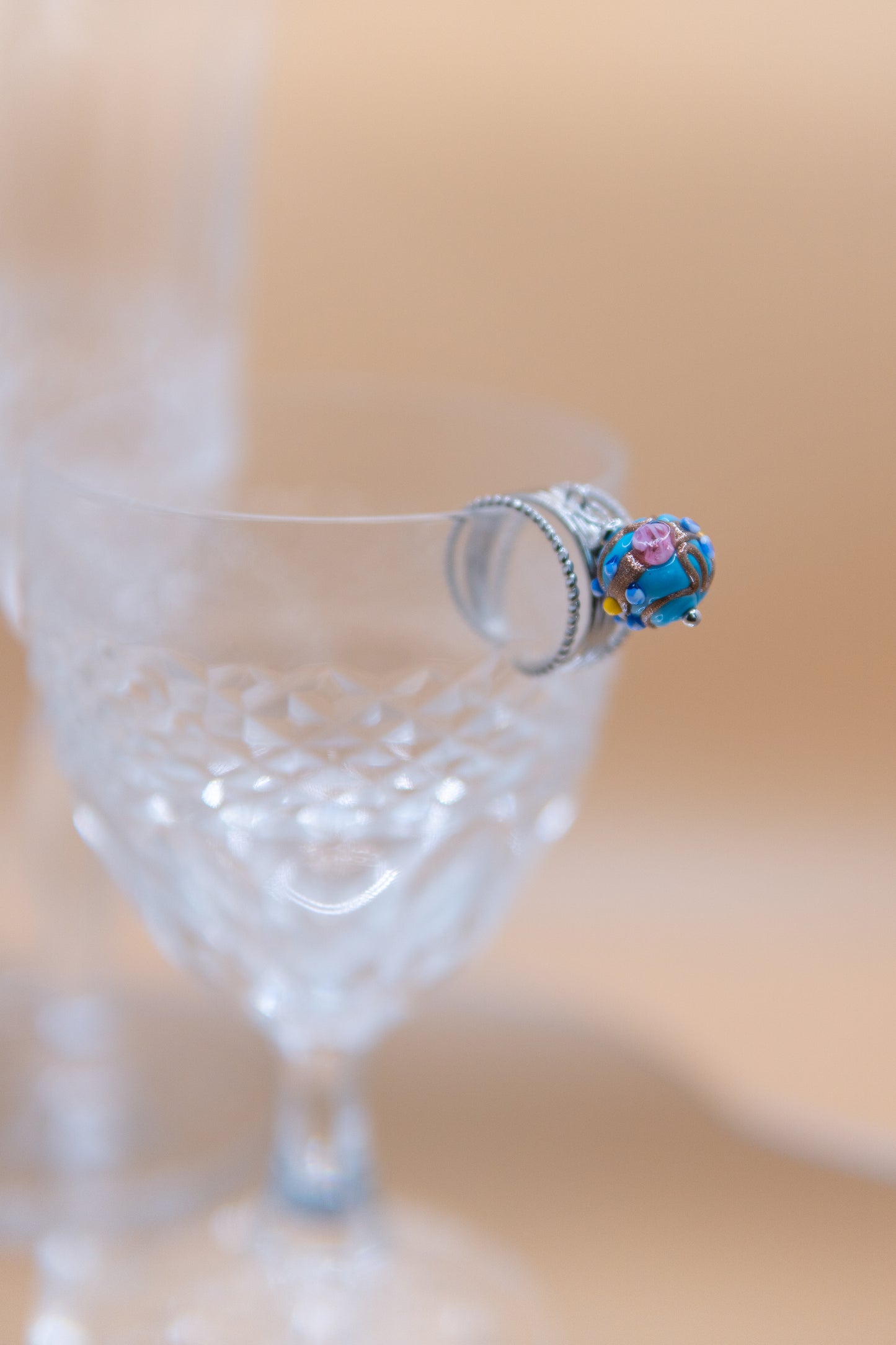 ANELLO MINI DELISSIA CELESTE