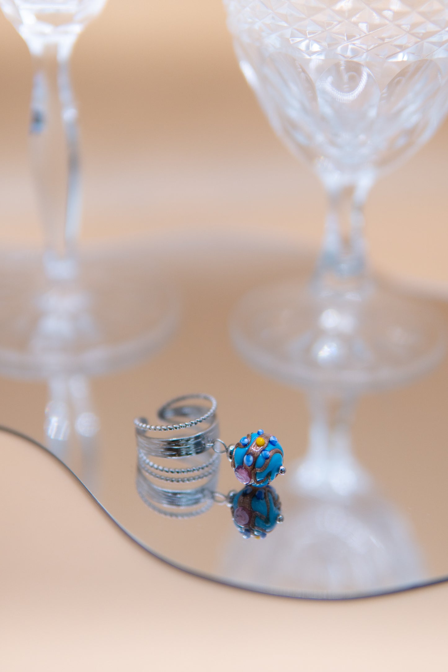 ANELLO MINI DELISSIA CELESTE