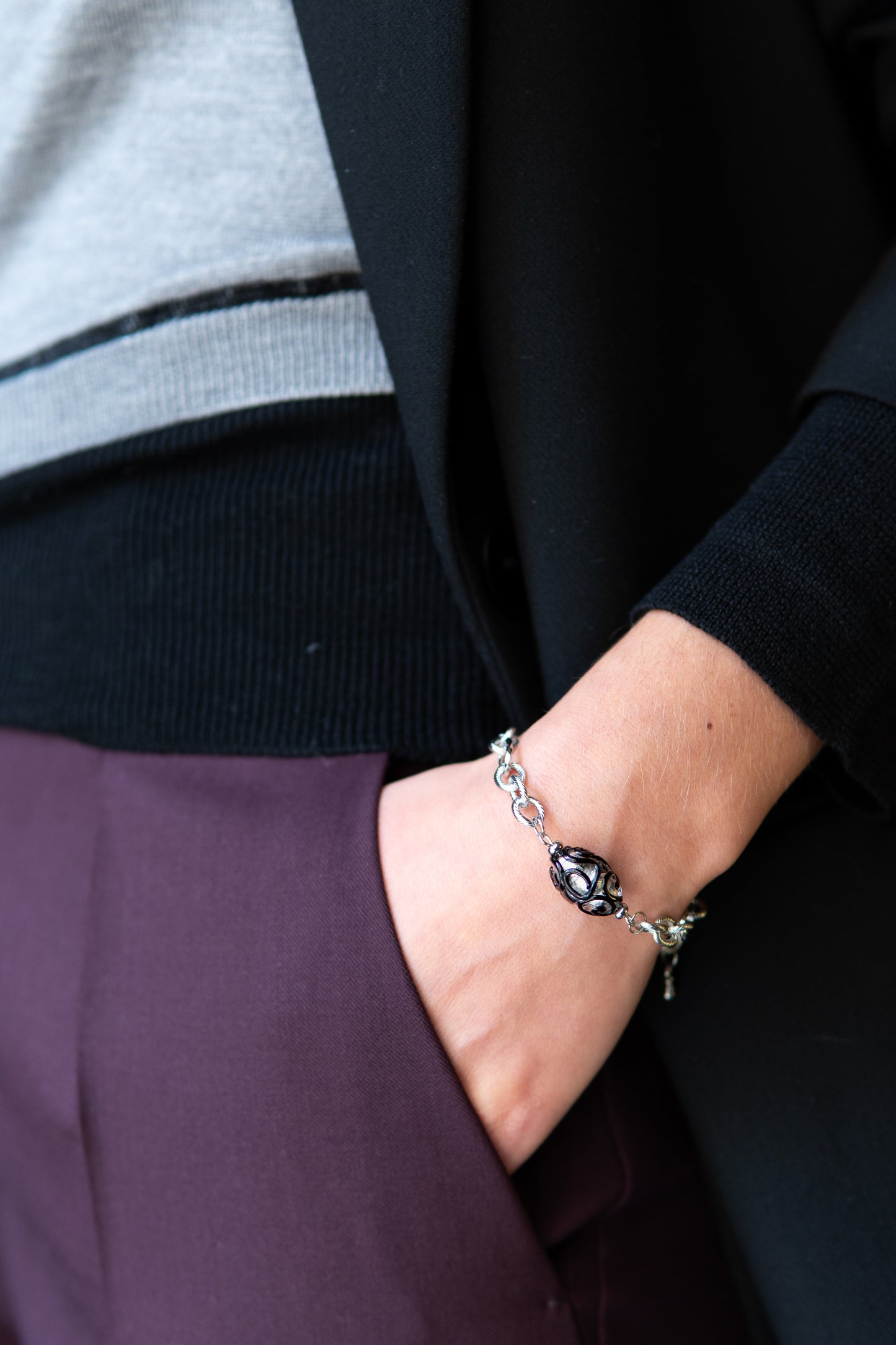 BRACCIALE RIZÒLETO NERO