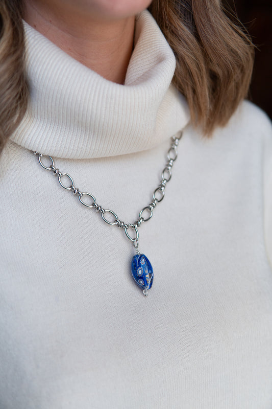 COLLANA LUSE DE LAGUNA ARGENTO