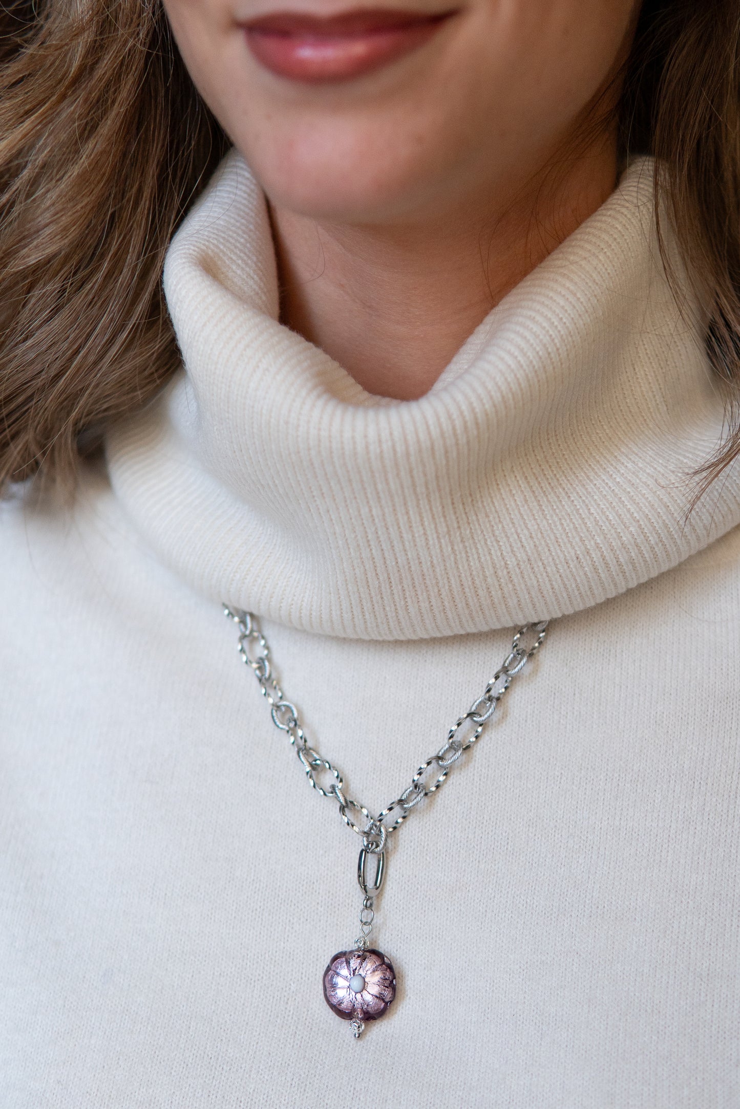 COLLANA BASÈTTO VIOLA