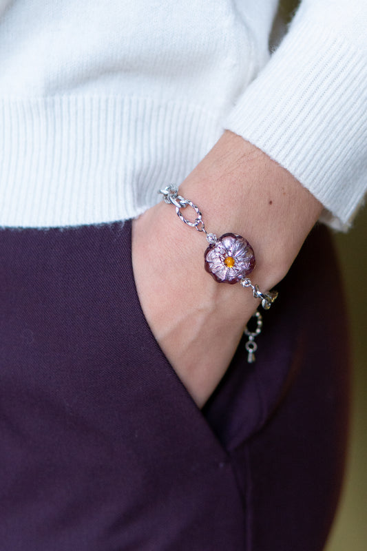 BRACCIALE BASÈTTO VIOLA