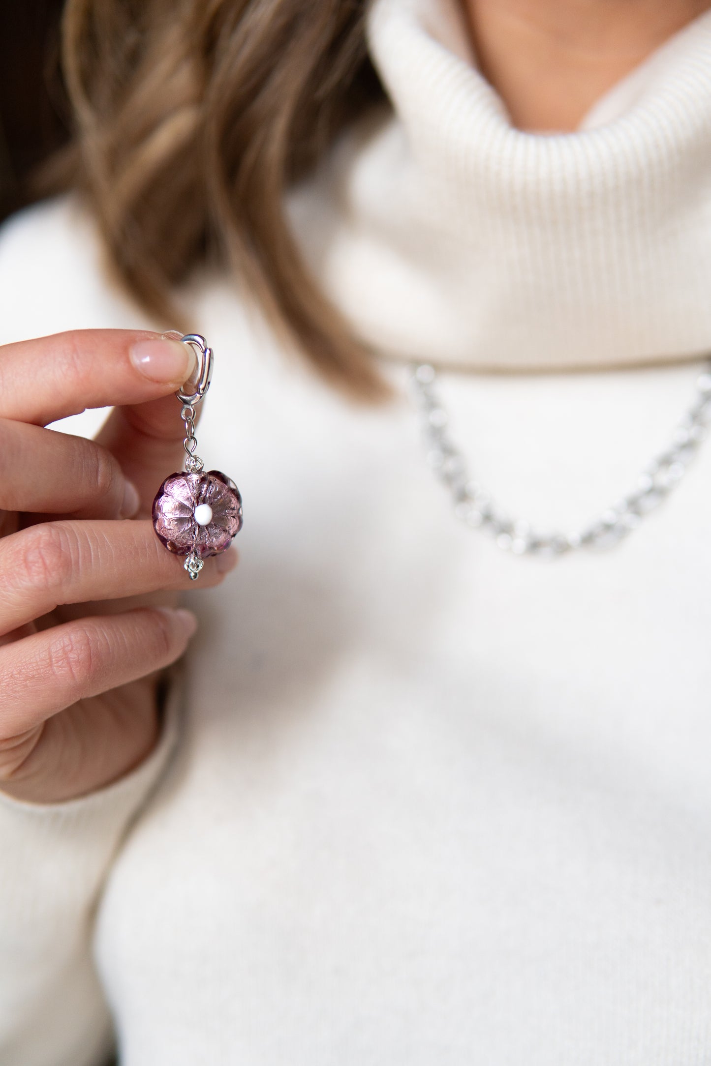 COLLANA BASÈTTO VIOLA