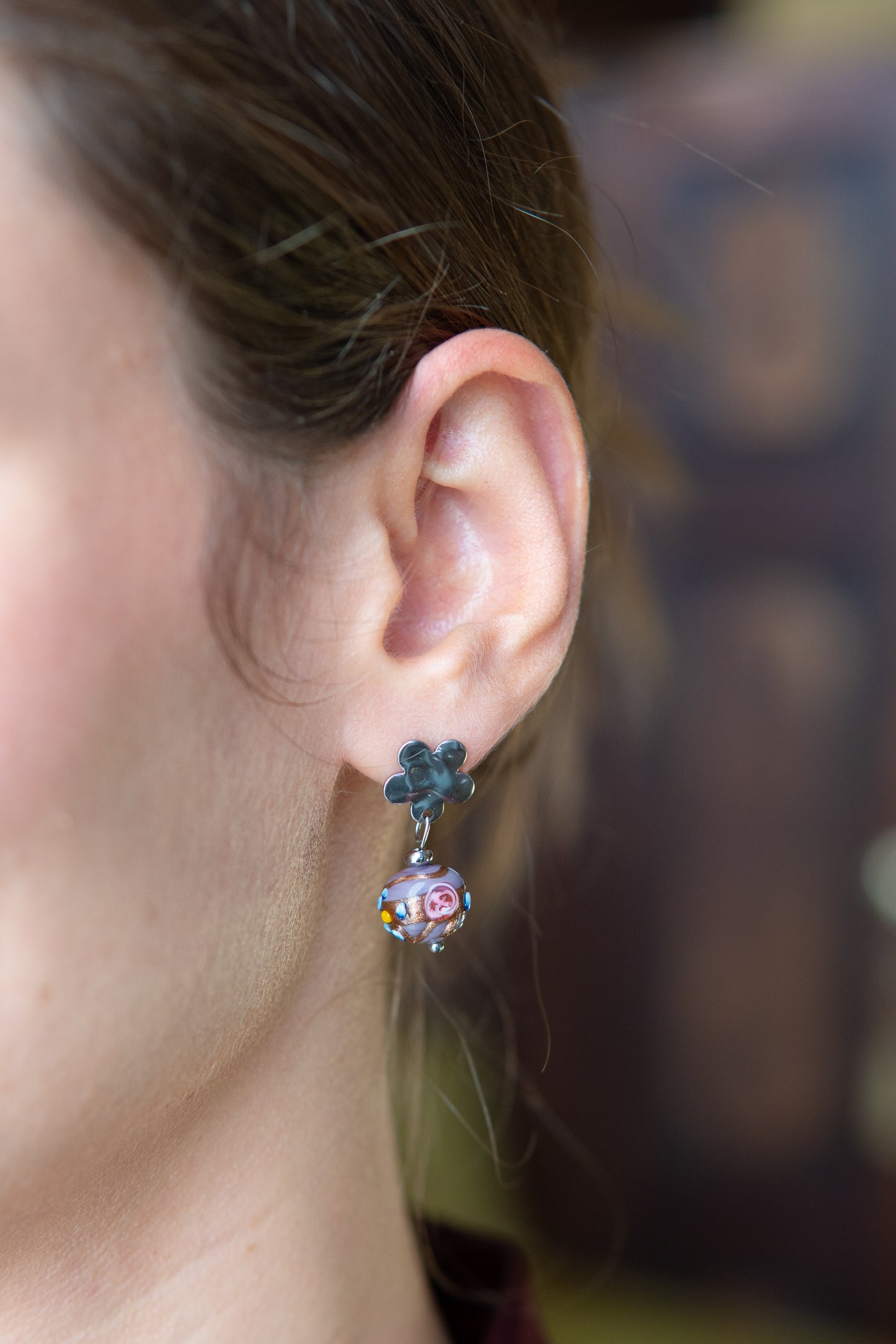 ORECCHINI MINI DELISSIA MALVA