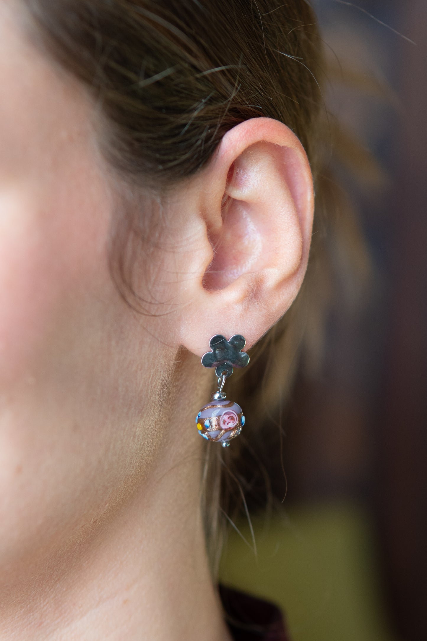 ORECCHINI MINI DELISSIA MALVA