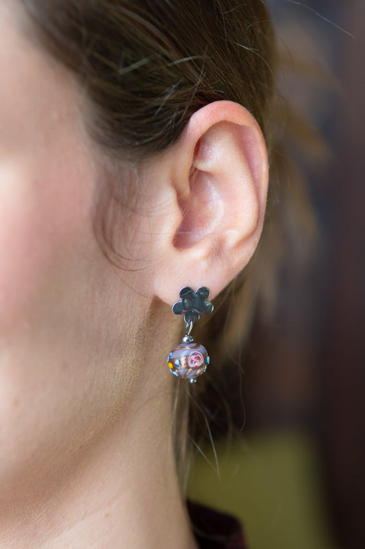 ORECCHINI MINI DELISSIA MALVA