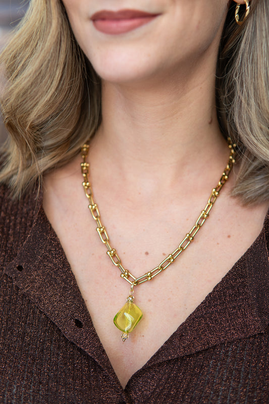 COLLANA SÓFIO DE MAR VERDE